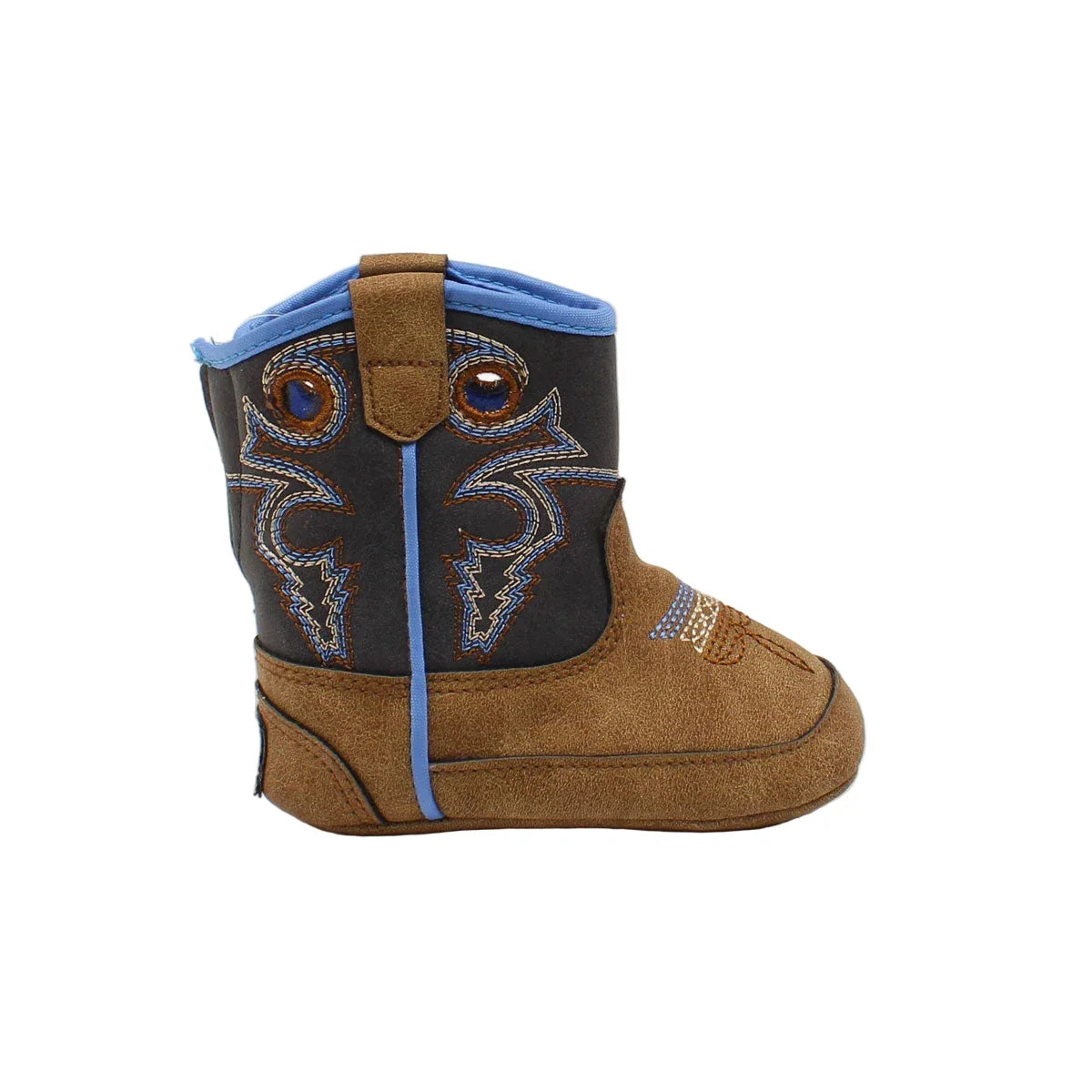 Boy's Infant Twister "Ben" Style Brown/Navy Boots