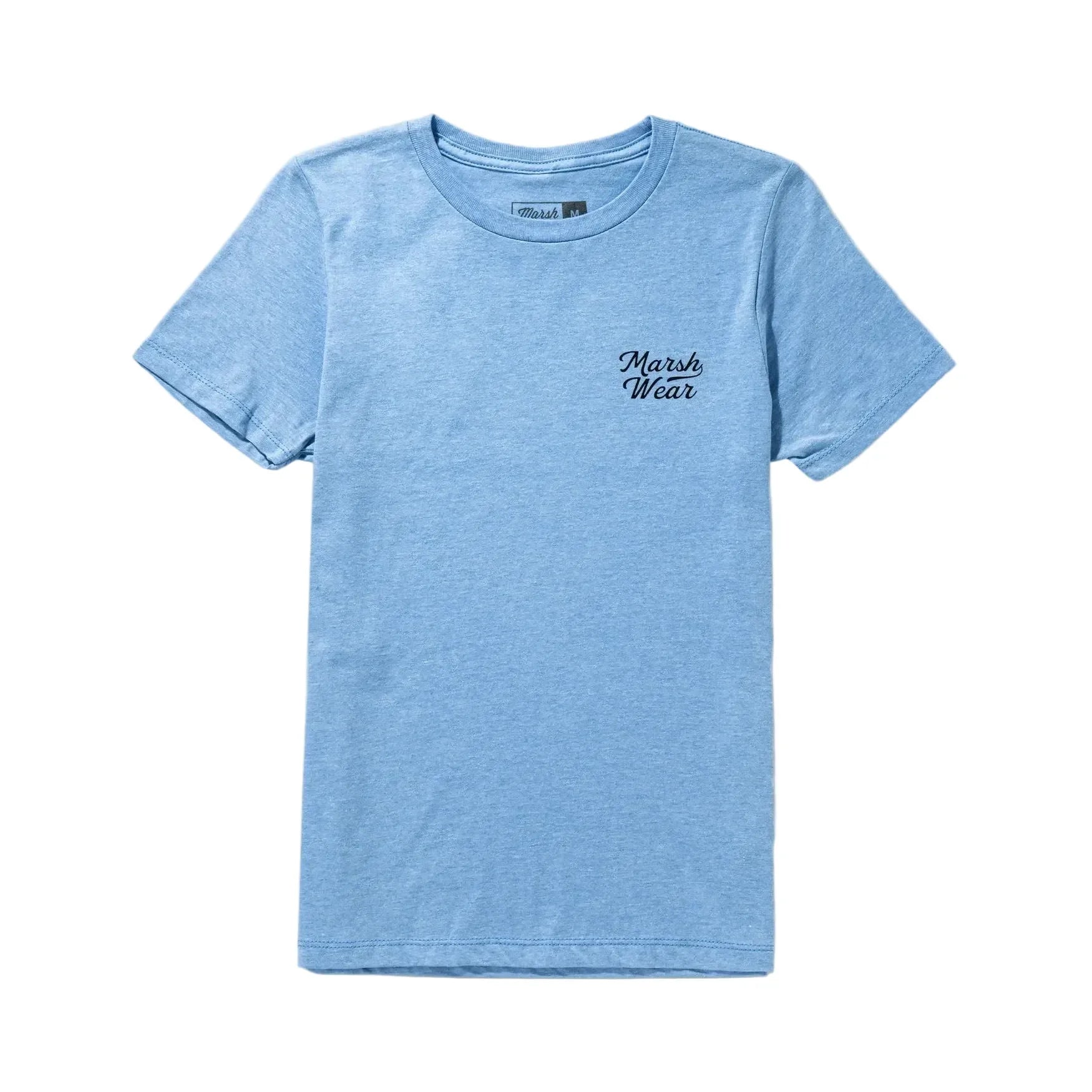 Boy's Marsh Wear Light Blue Heather Roadside Short Sleeve T-shirt BWT4029-LBLH