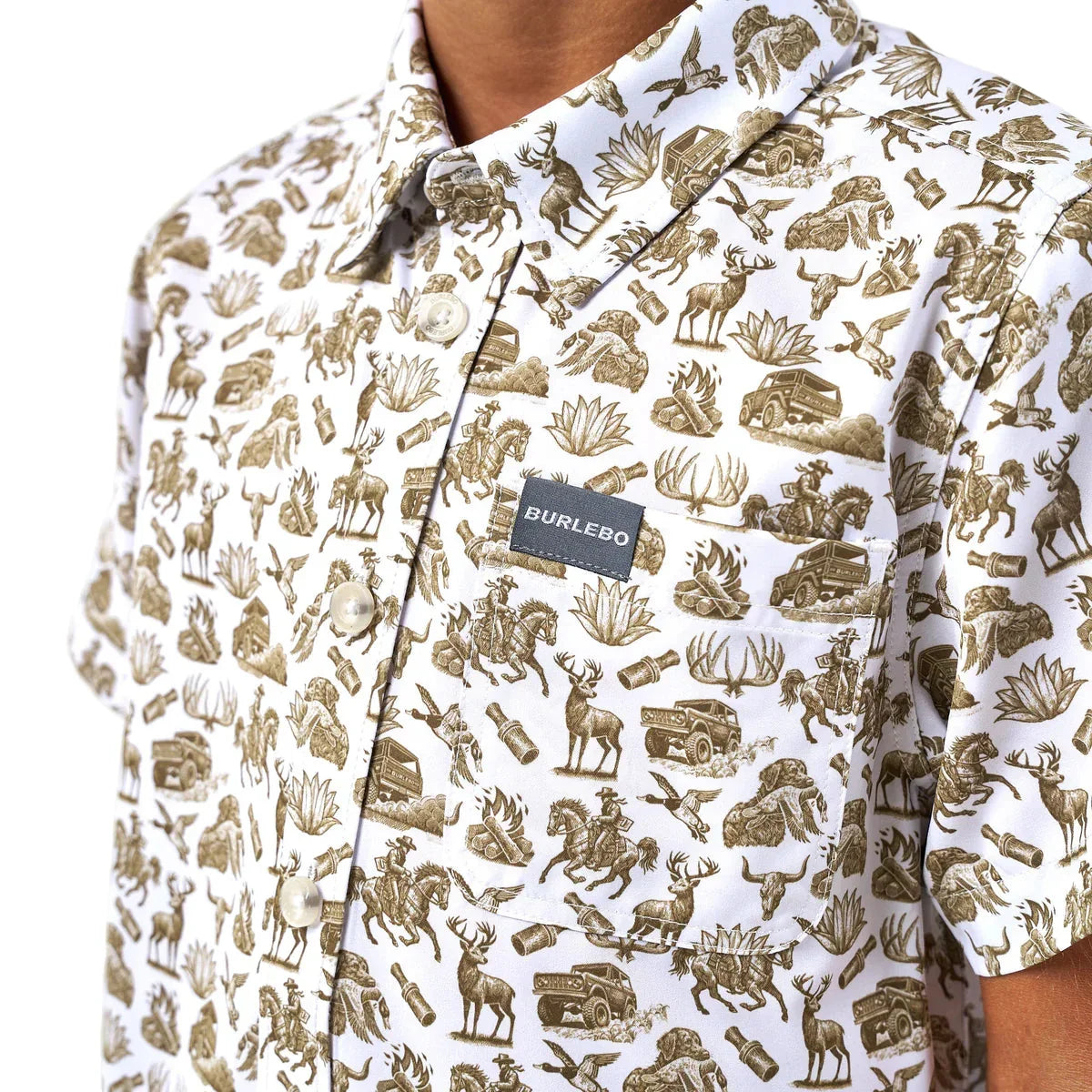 Boy's Performance Button Up "Into The Wild" Y-PBU-ITW