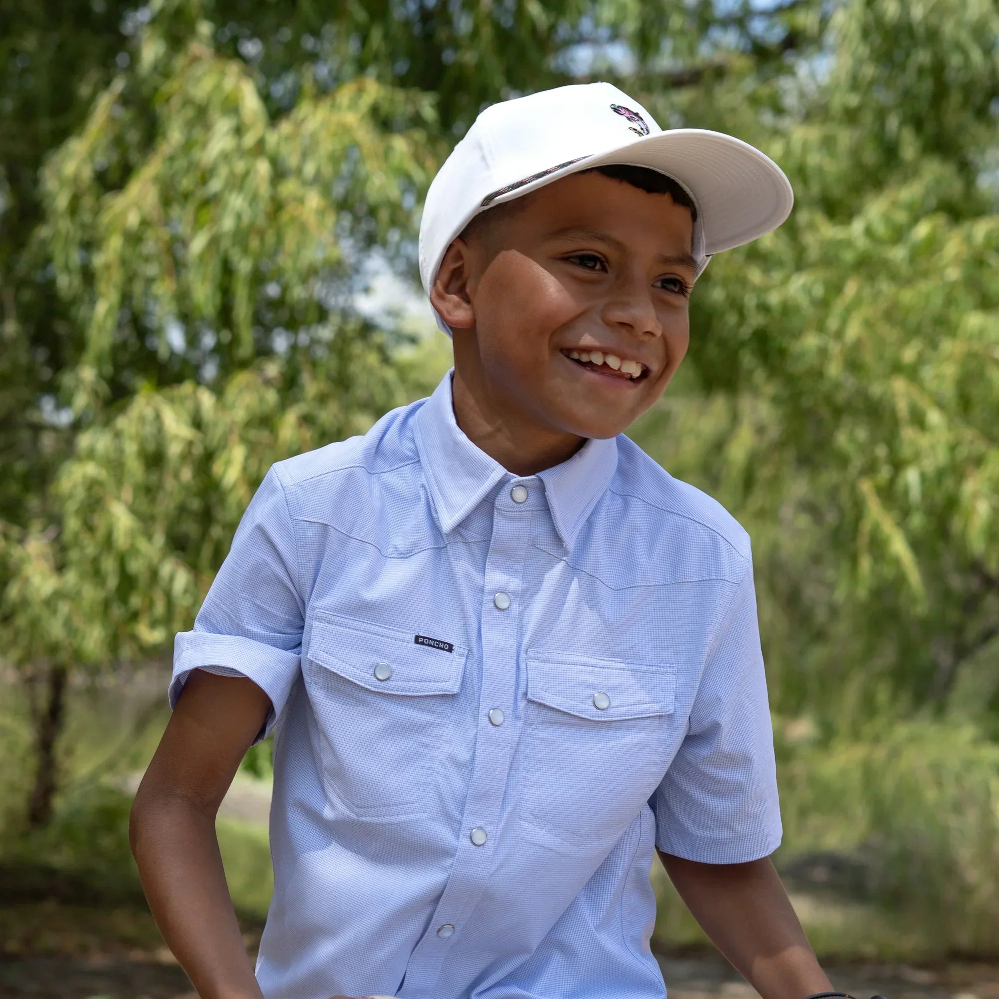 Boy's Ponch "Head Honcho" Snap Up Shirt