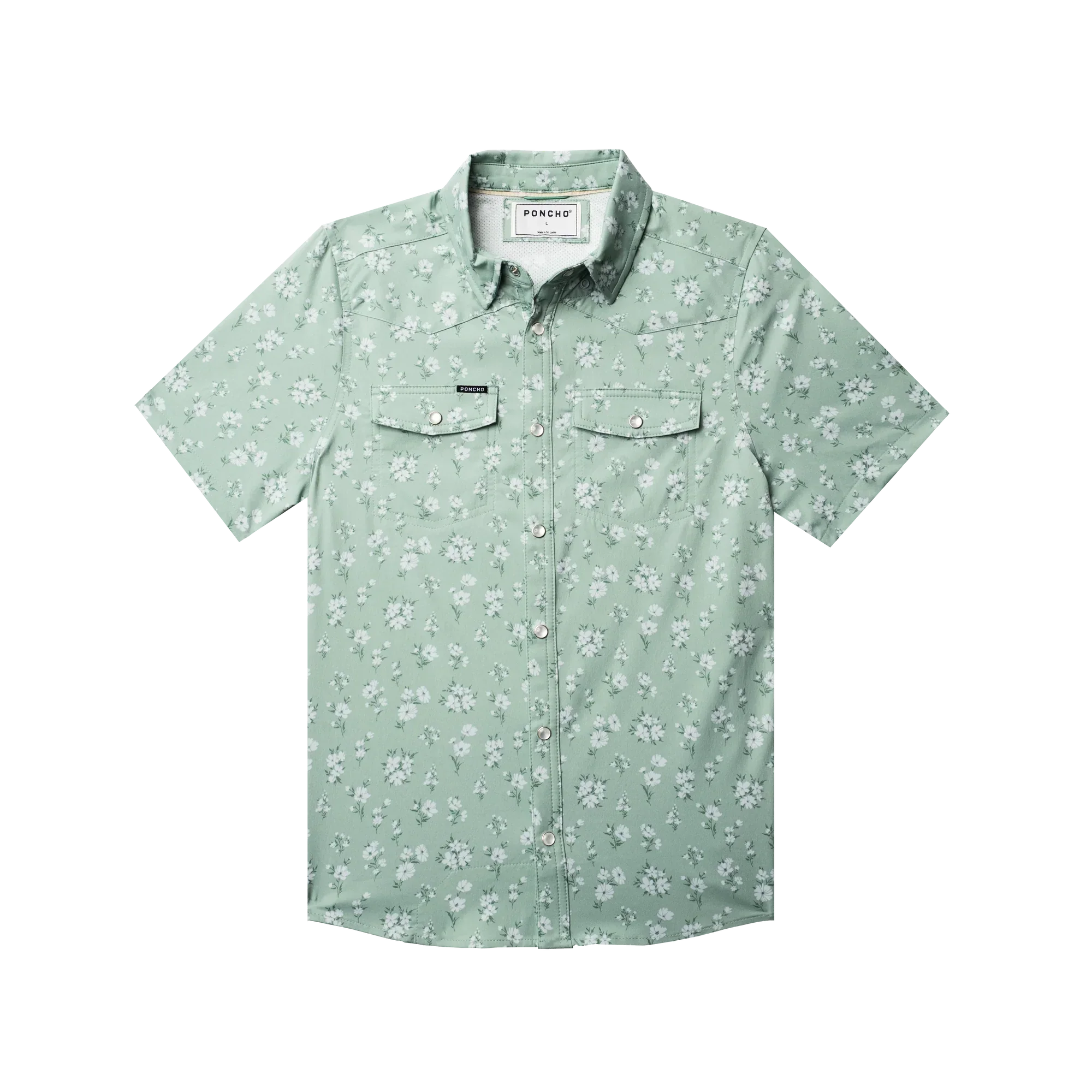 Boy's Poncho "The Marty Robbins" Short Sleeve Snap Shirt