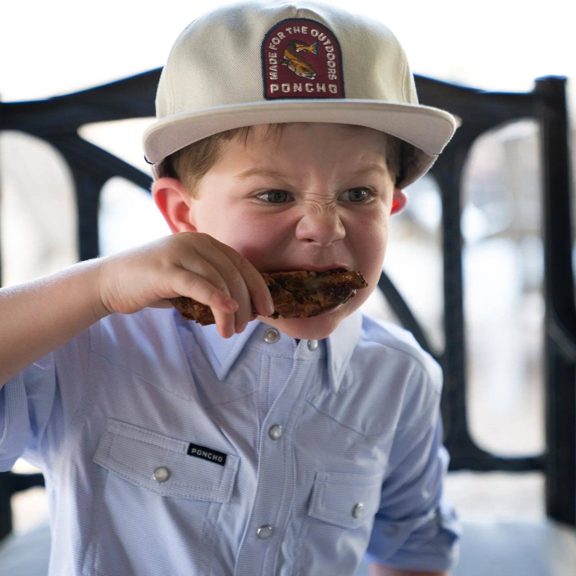 Boy's Poncho "The Ranch Hand" Snap Up Shirt