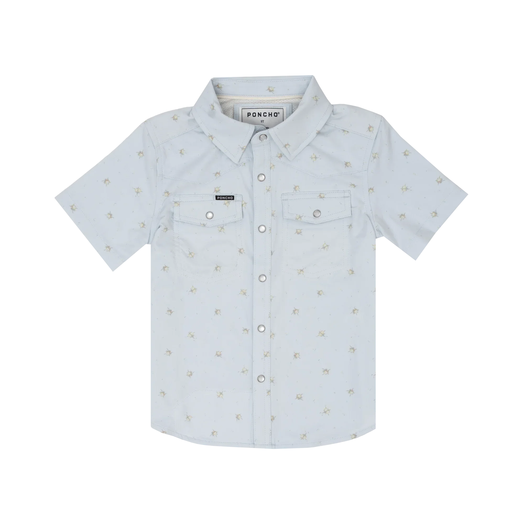 Boy's Poncho "The San Carlos" Short Sleeve Snap Shirt