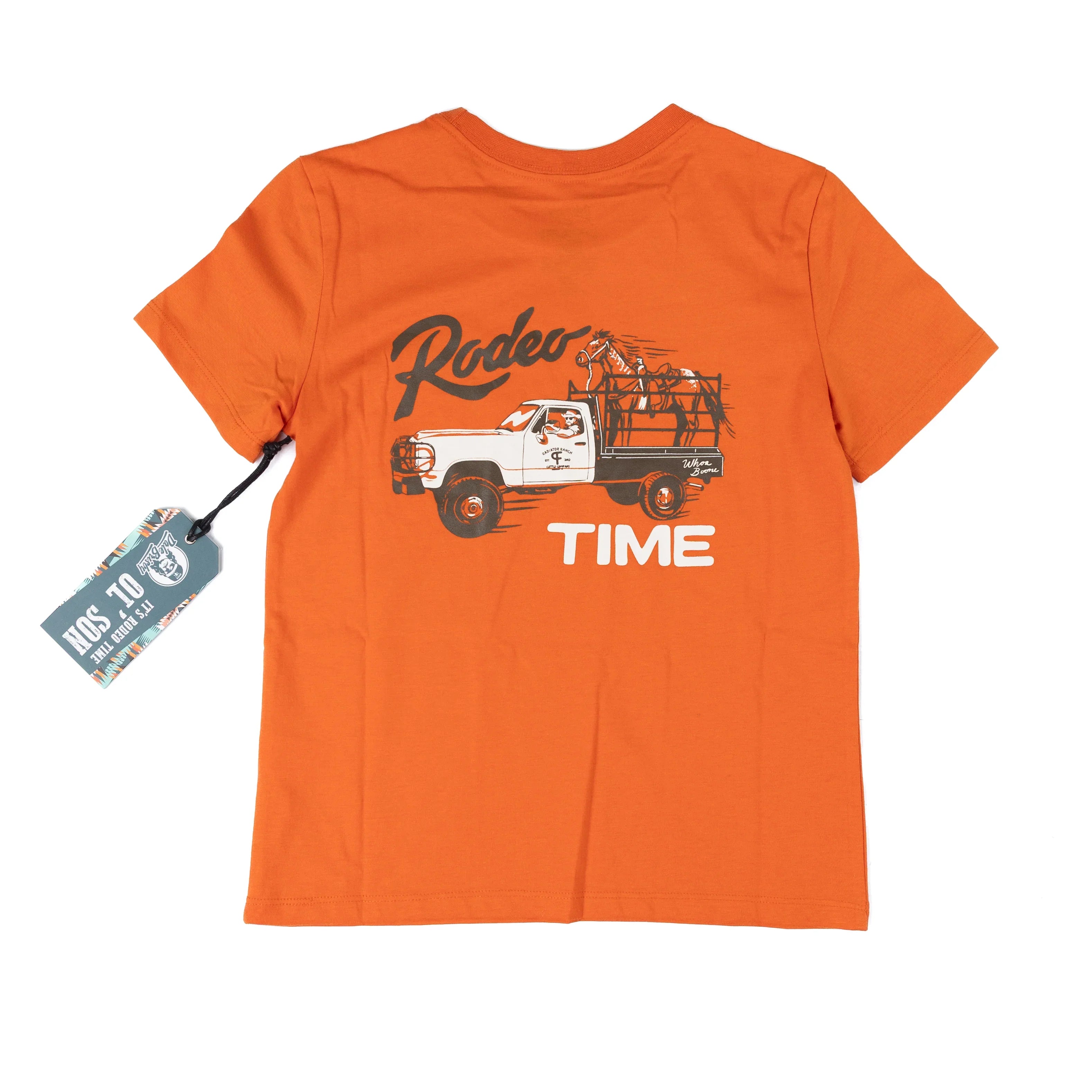 Boy's Rock and Roll Denim Short Sleeve Dale Brisby Graphic T-shirt BB21T09168