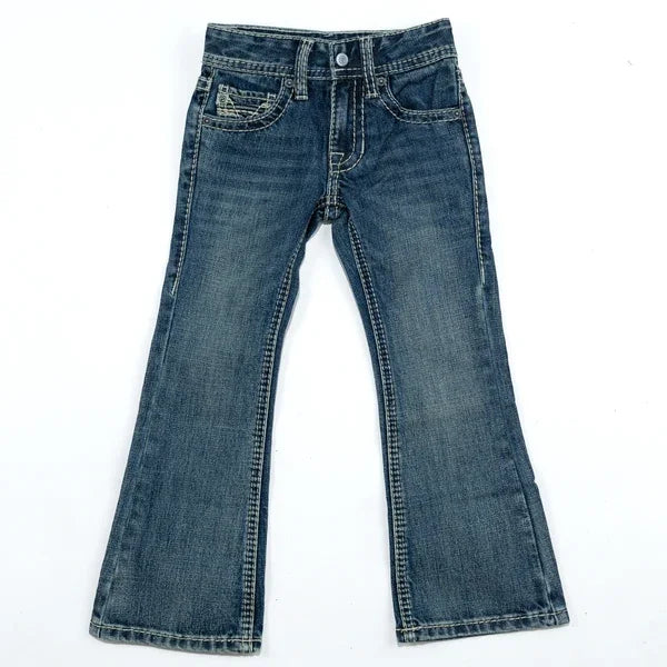 Boy's Rock & Roll Denim Two Tone Bootcut Jeans BB0BD07421 - Crazy House Western Wear