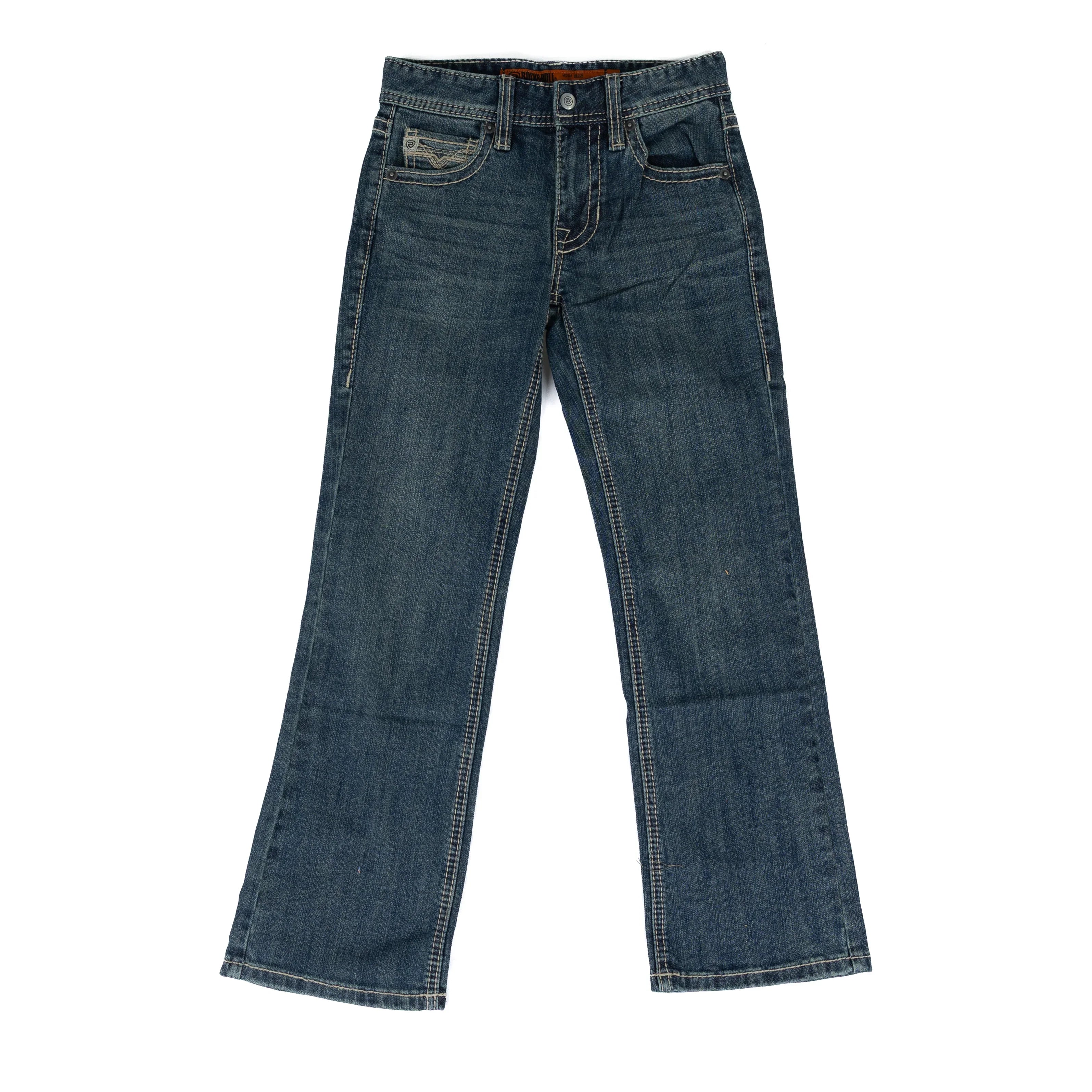 Boy's Rock and Roll Regular Fit BB Gun Bootcut Jeans BB0BD09114