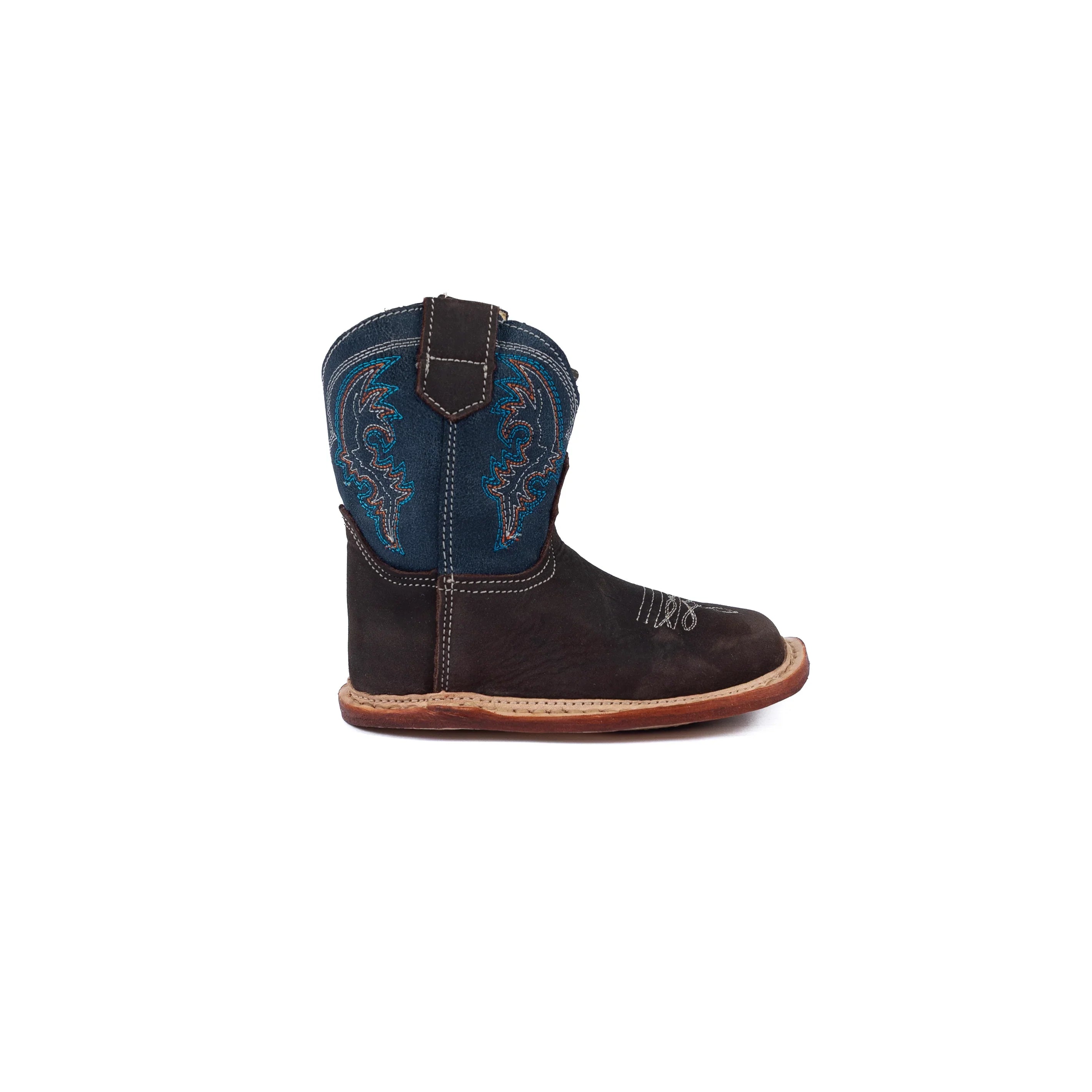 Boy's Roper Infant Square Toe Western Boots with Blue Top 09-016-9992-0481