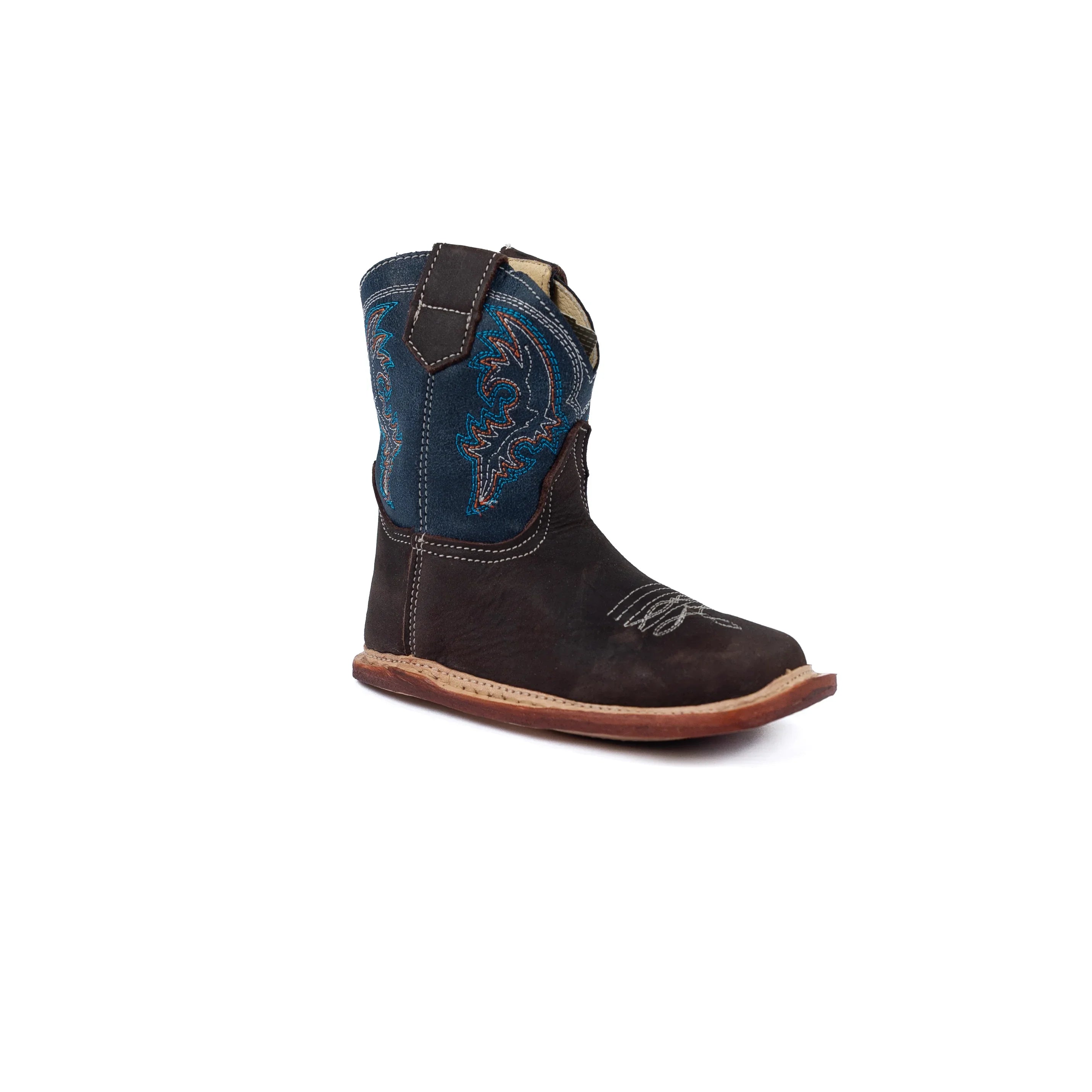 Boy's Roper Infant Square Toe Western Boots with Blue Top 09-016-9992-0481