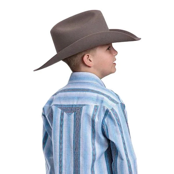 Boy's Roper Long Sleeve Vertical Striped Shirt 03-030-0068-0322