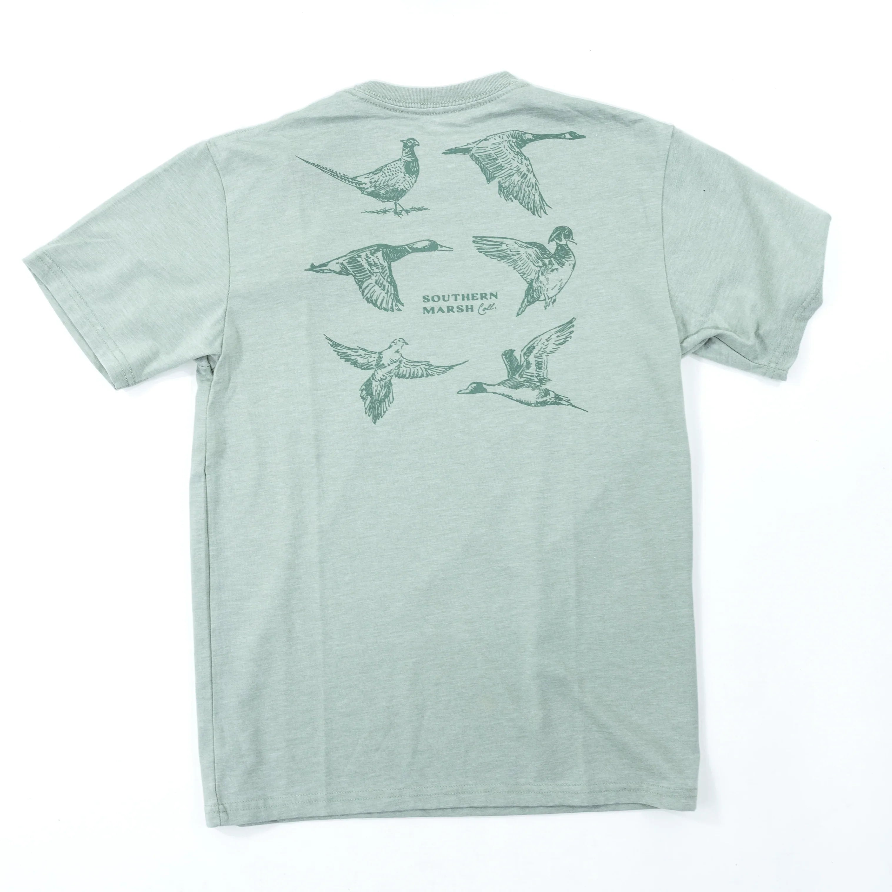 Boy's Southern Marsh Light Grey Field Sketches T-shirt YTWFS-GRY