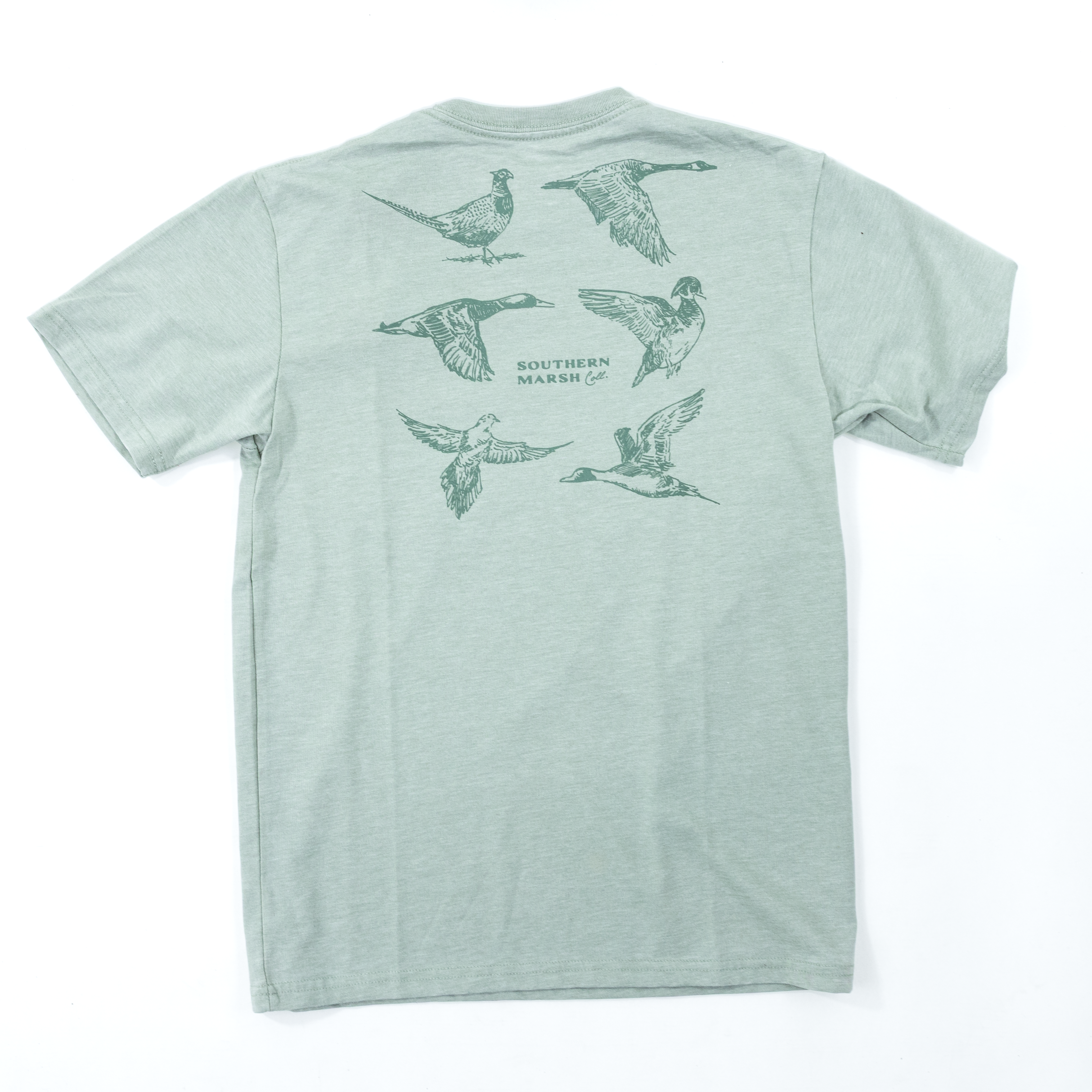 Boy's Southern Marsh Light Grey Field Sketches T-shirt YTWFS-GRY