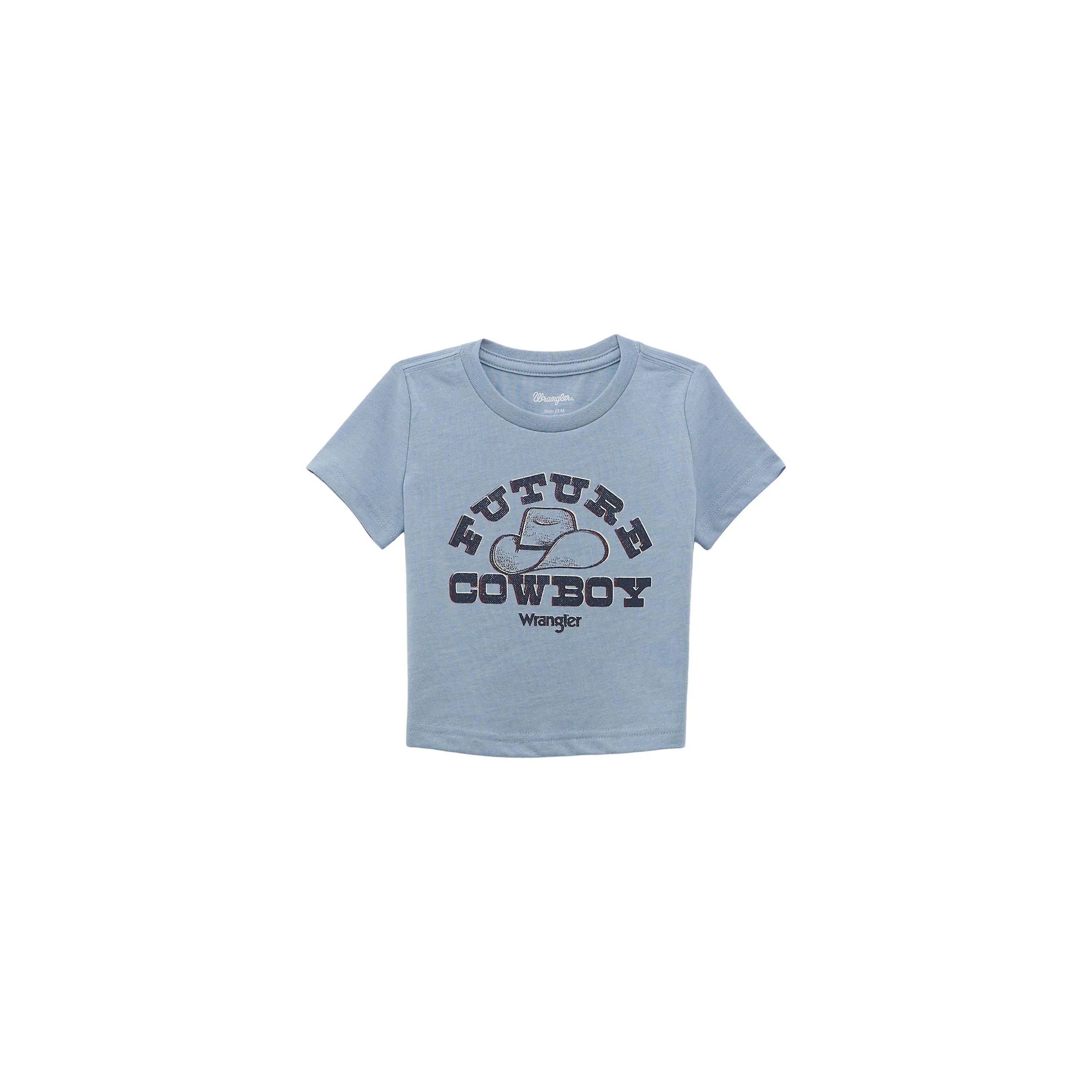 Boy's Wrangler Ashley Blue Heather T-shirt 112368710