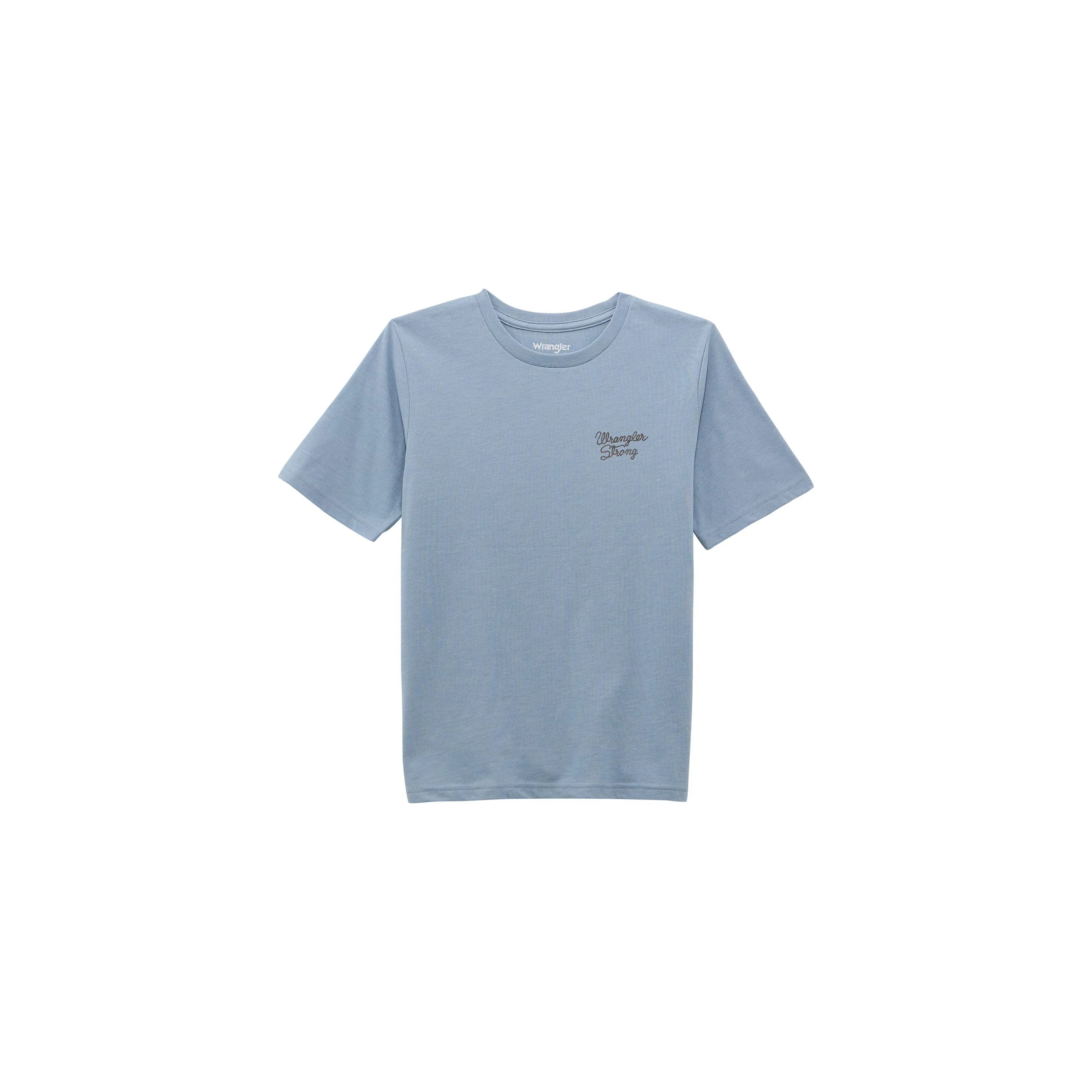 Boy's Wrangler Short Sleeve T-shirt Ashley Blue Heather 112368714