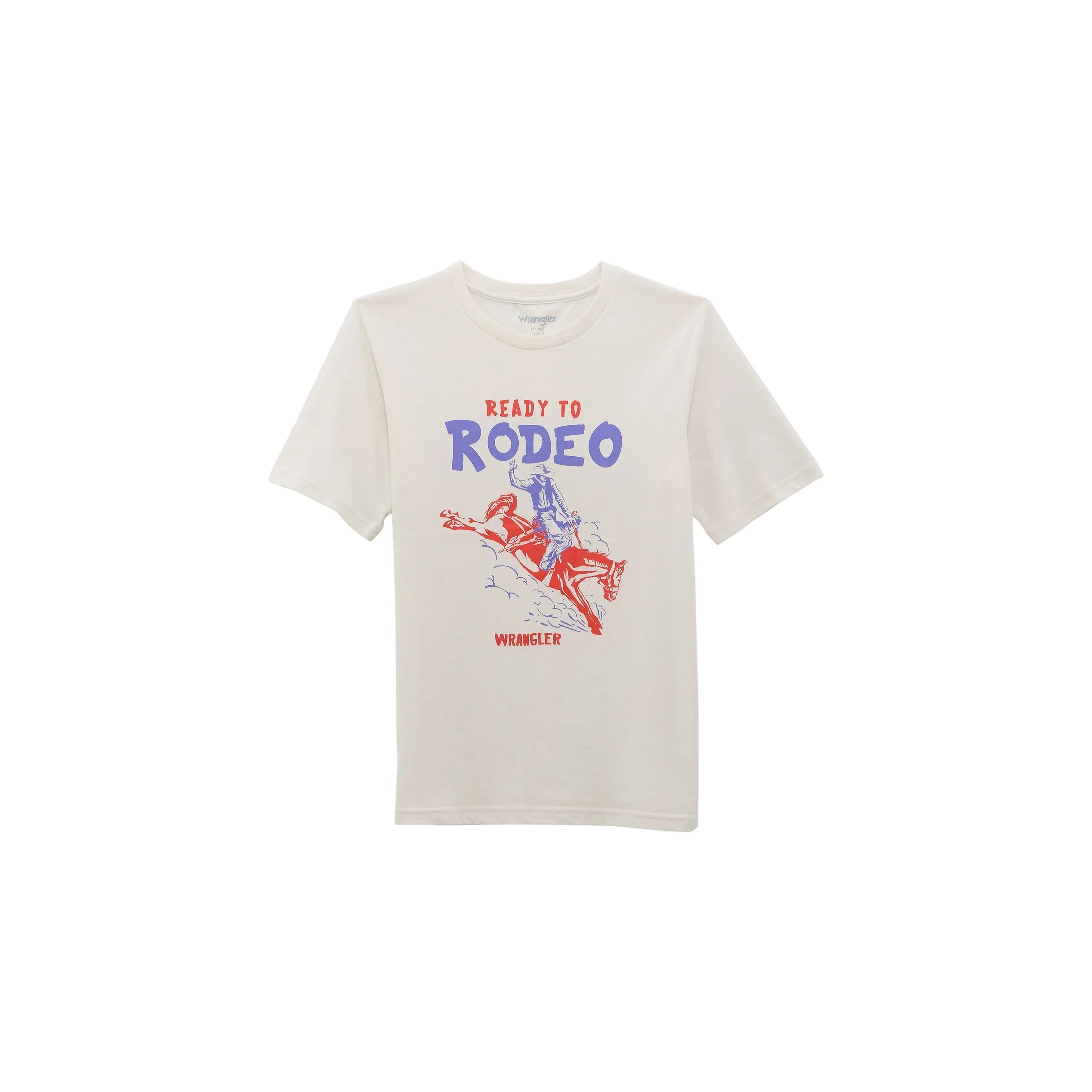 Boy's Wrangler Short Sleeve White T-shirt 112368708