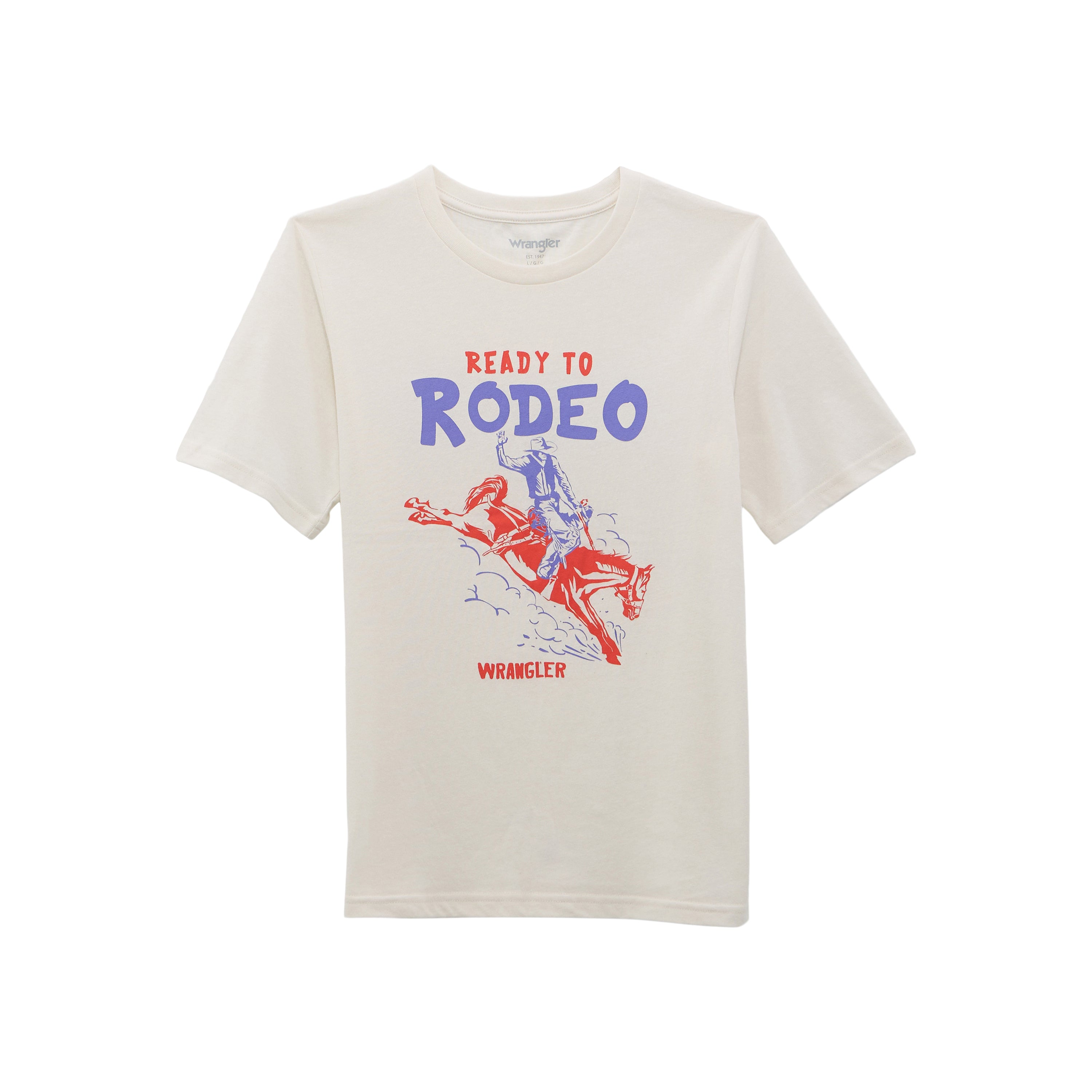 Boy's Wrangler Short Sleeve White T-shirt 112368708