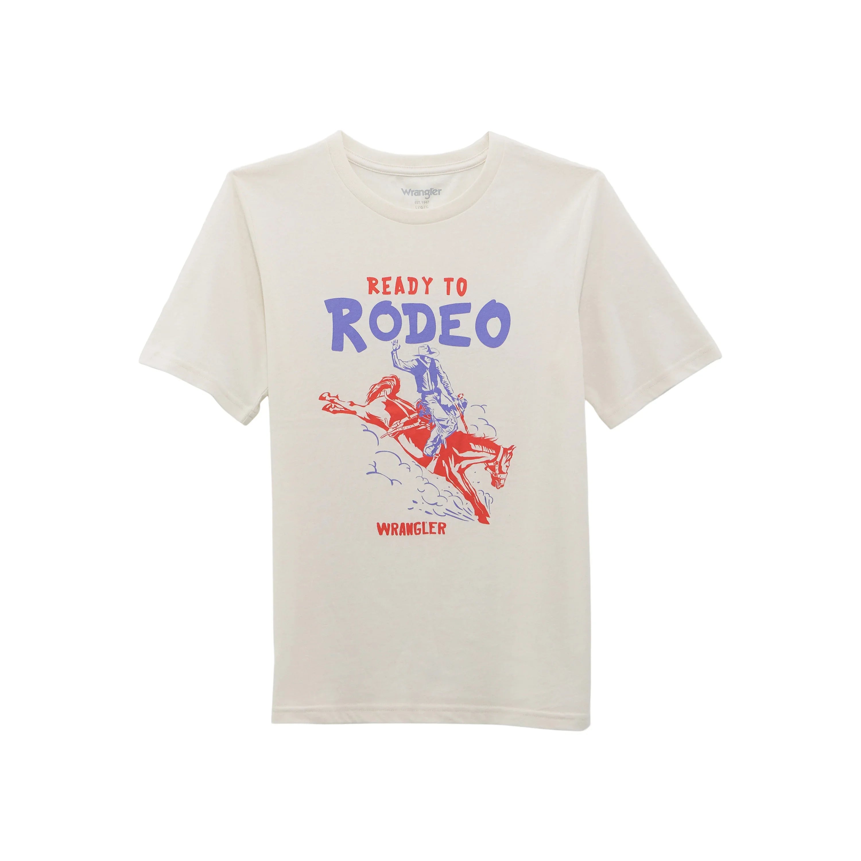 Boy's Wrangler Short Sleeve White T-shirt 112368708