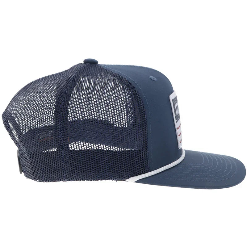 Boy's Youth Hooey "Liberty Roper" Navy with 1776 Flag Patch 2655T-NV-Y