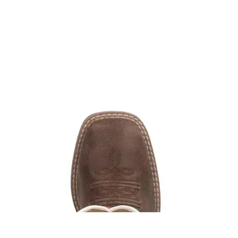 Boy's Youth Smoky Mountain Brown/Burgundy Western Boots