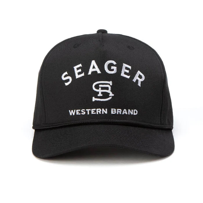 Men's Seager Black Branded Snapback MHSP23BRANDBLK