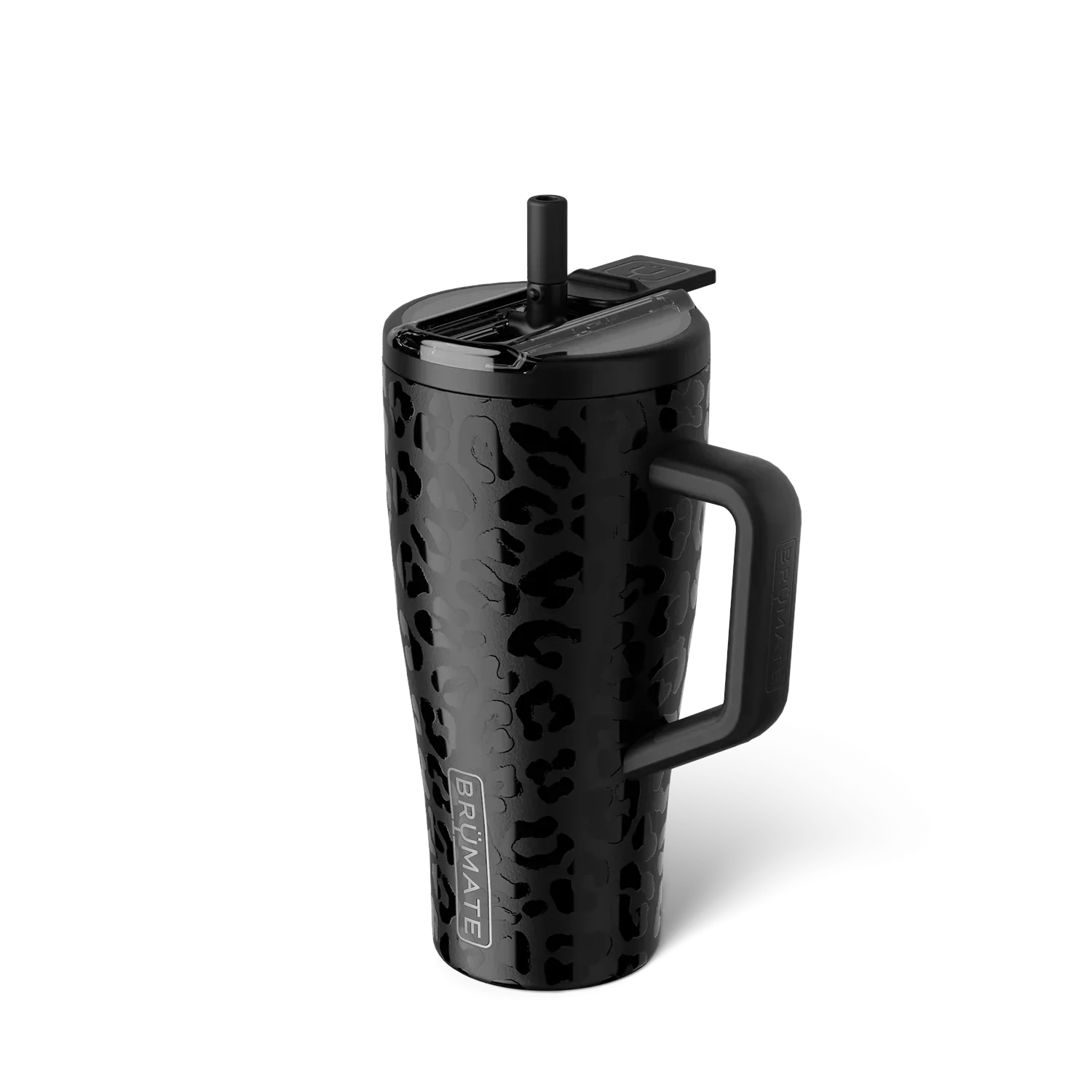 Brumate Era Flip 30oz Onyx Leopard Spill Proof Tumbler DWEF30OXL