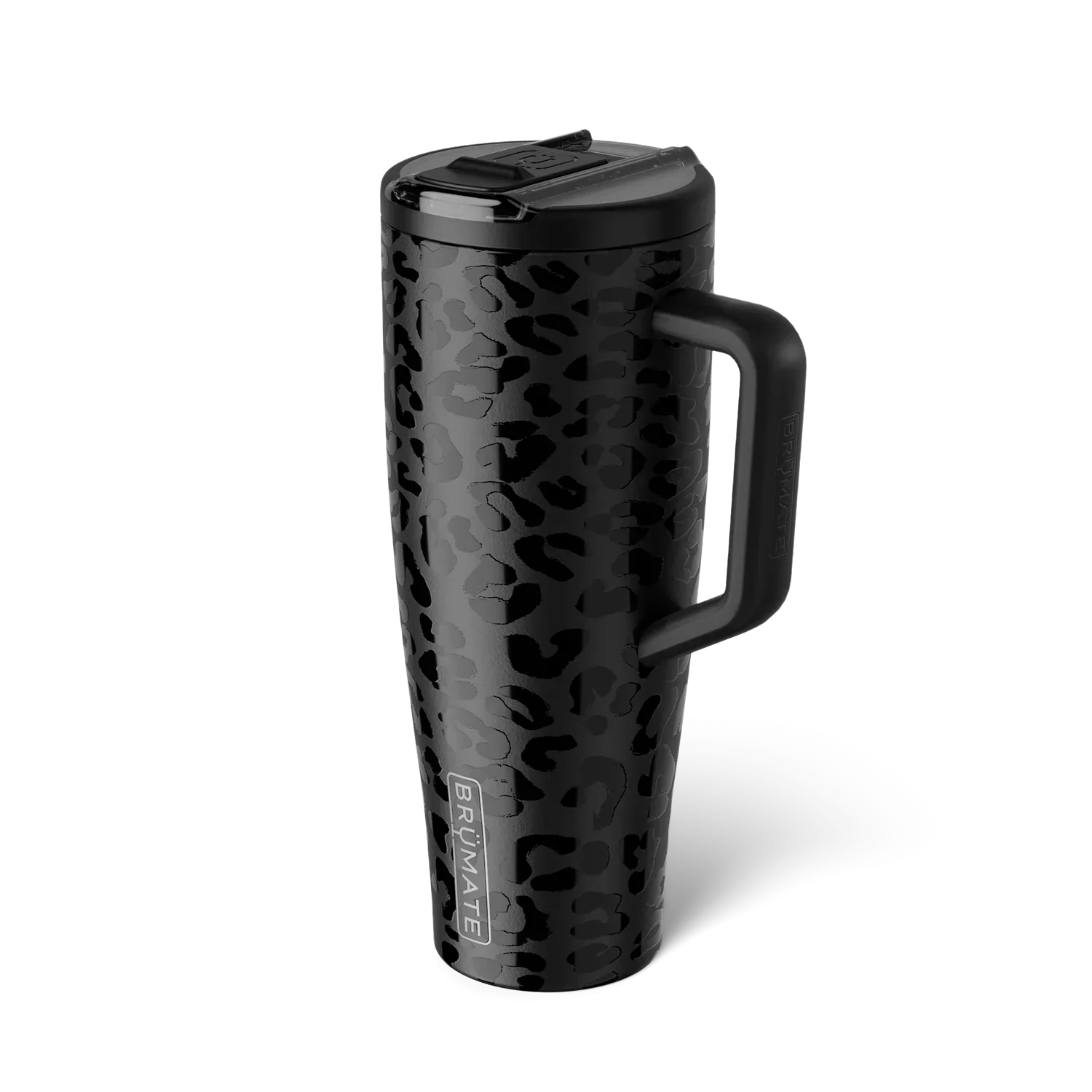 Brumate Era Flip 40oz Onyx Leopard Spill Proof Tumbler DWEF40OXL