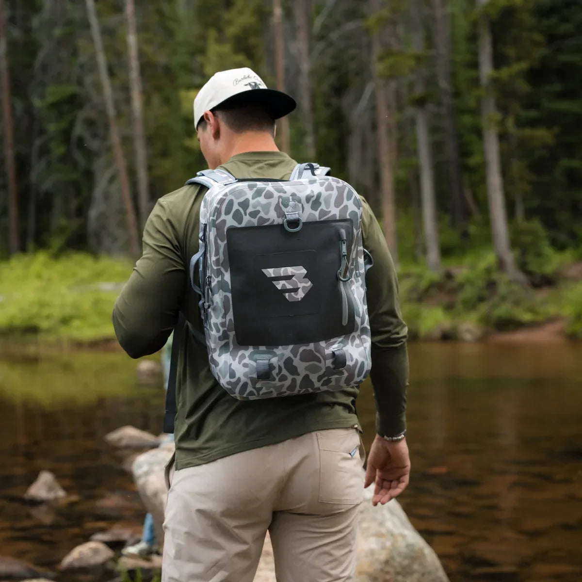 Burlebo Classic Deer Camo Waterproof Backpack