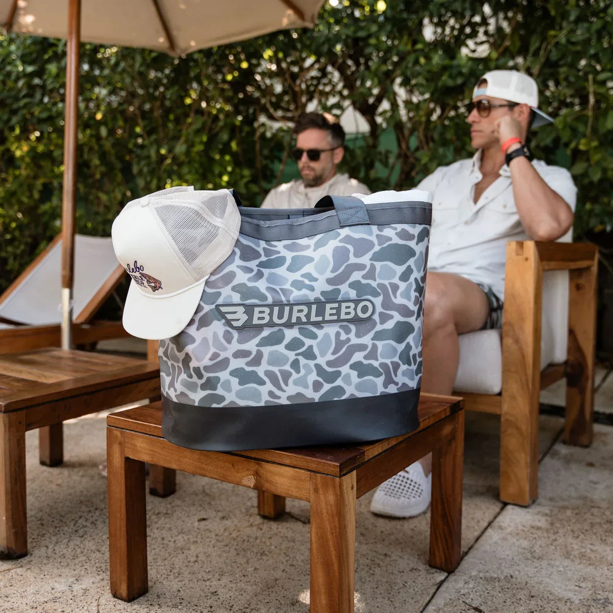 Burlebo Classic Deer Camo Waterproof Tote Bag UTB-CDC