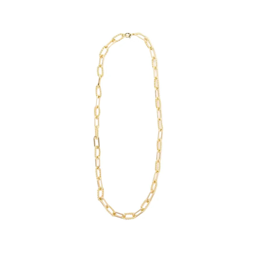 Women's West & Co 18K Gold Plated 20" Rope Link Chain WC-N01G-20