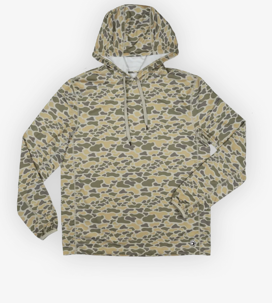 High Creek Men's The Long Hollow Performance Hoodie Cripple Creek Camo HCPH0125