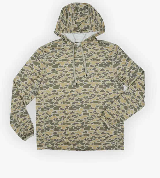 High Creek Men's The Long Hollow Performance Hoodie Cripple Creek Camo HCPH0125