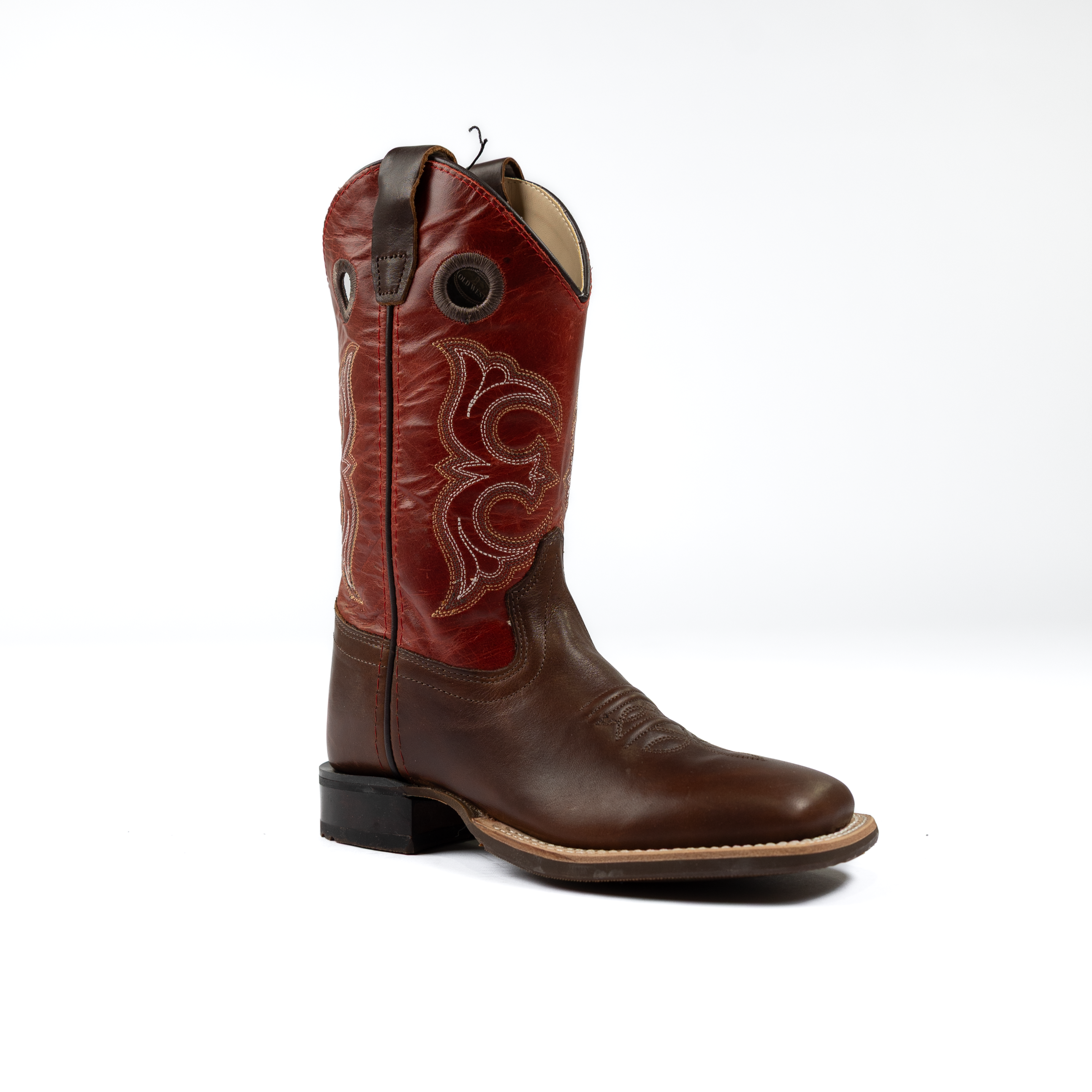 Children's Old West Red and Brown Cowboy Boots BSC1999