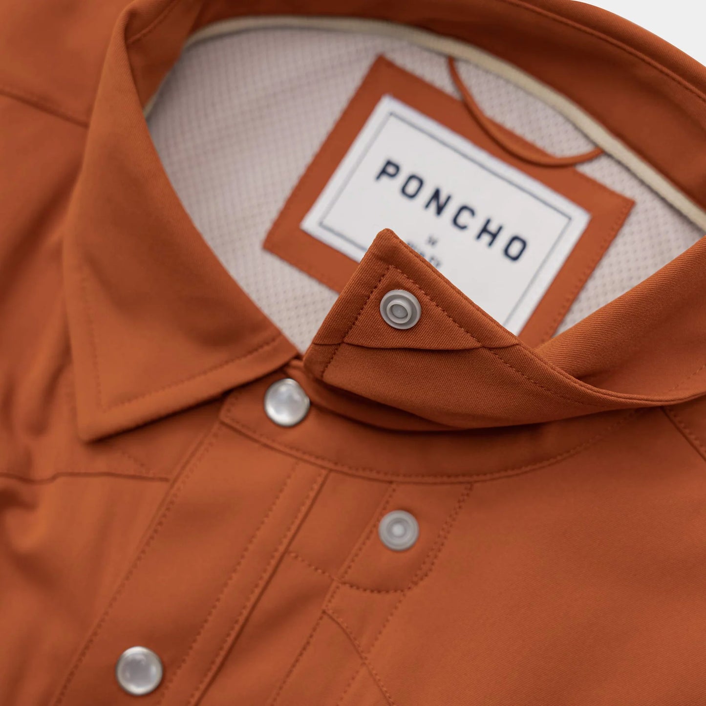 Men's Poncho "The 1969" Short Sleeve Pearl Snap Shirt