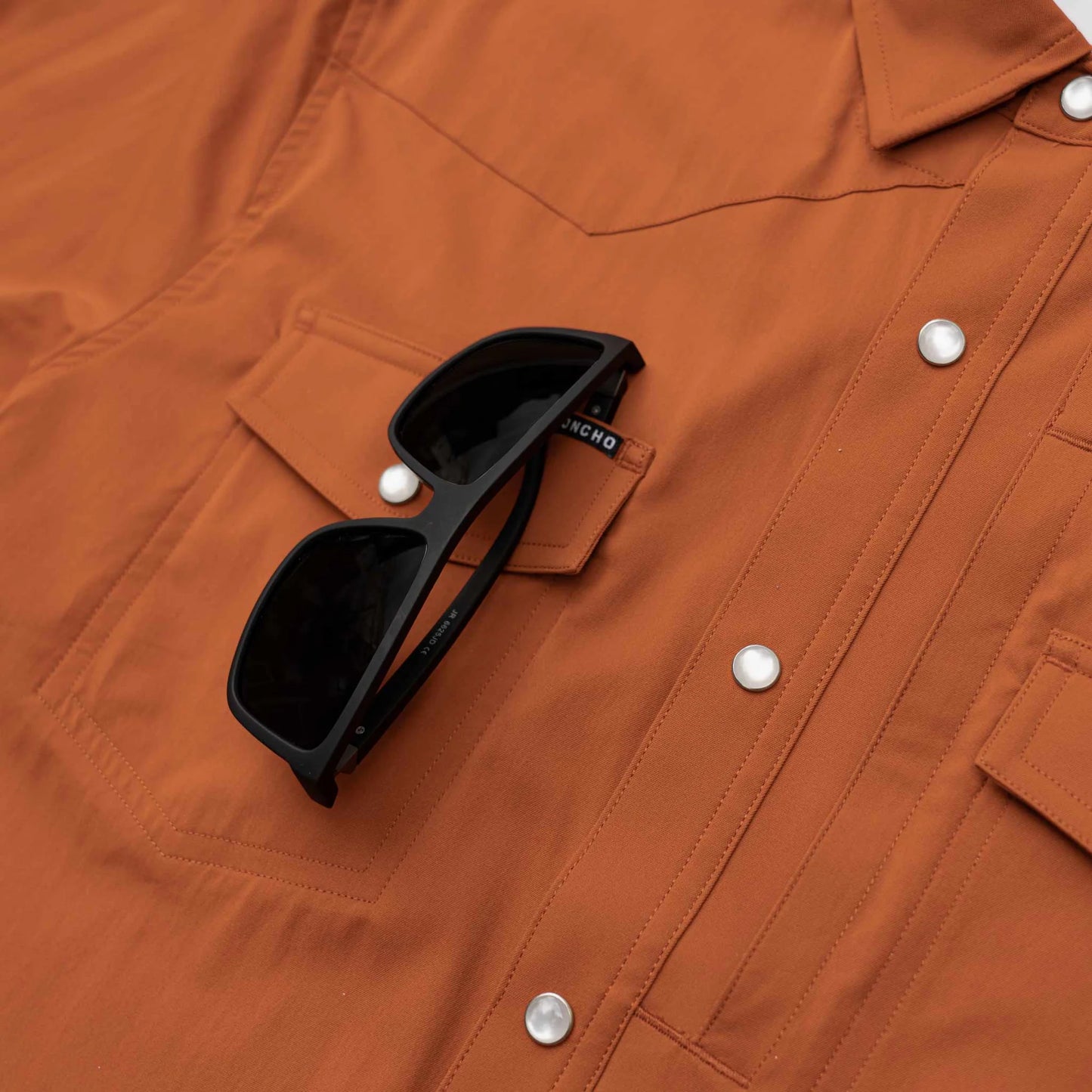 Men's Poncho "The 1969" Short Sleeve Pearl Snap Shirt