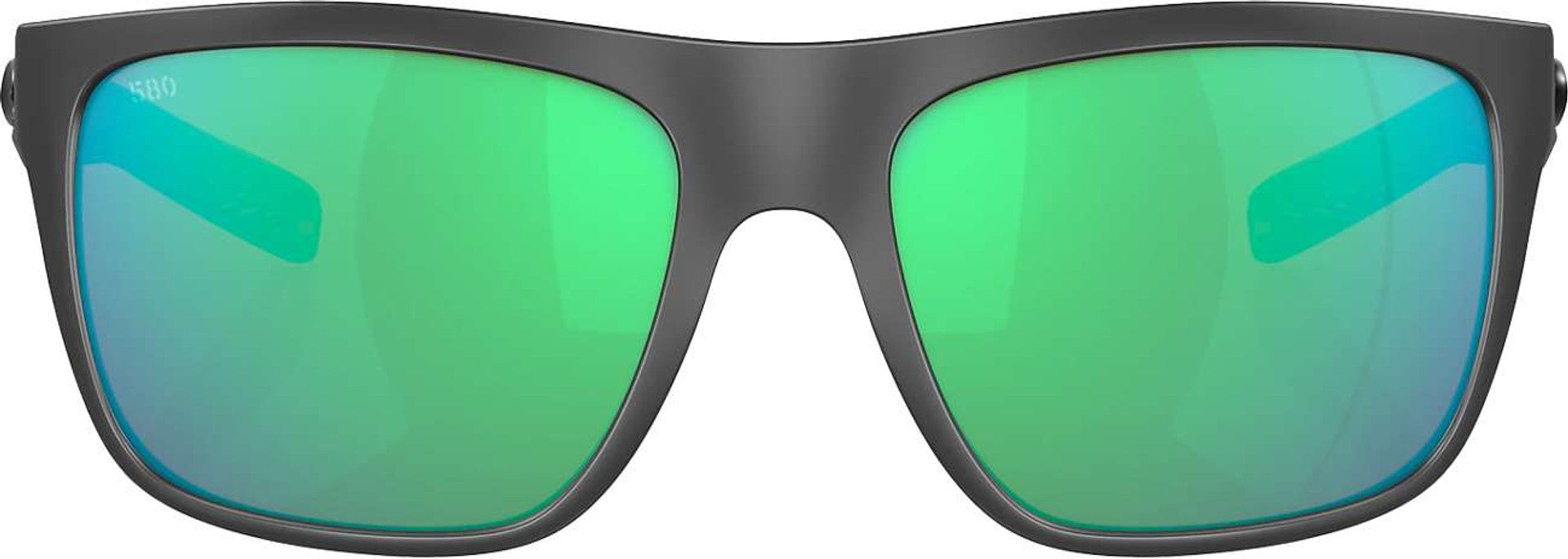 Costa Broadbill Matte Gray with Green Polarized Lenses 06S9021-3661