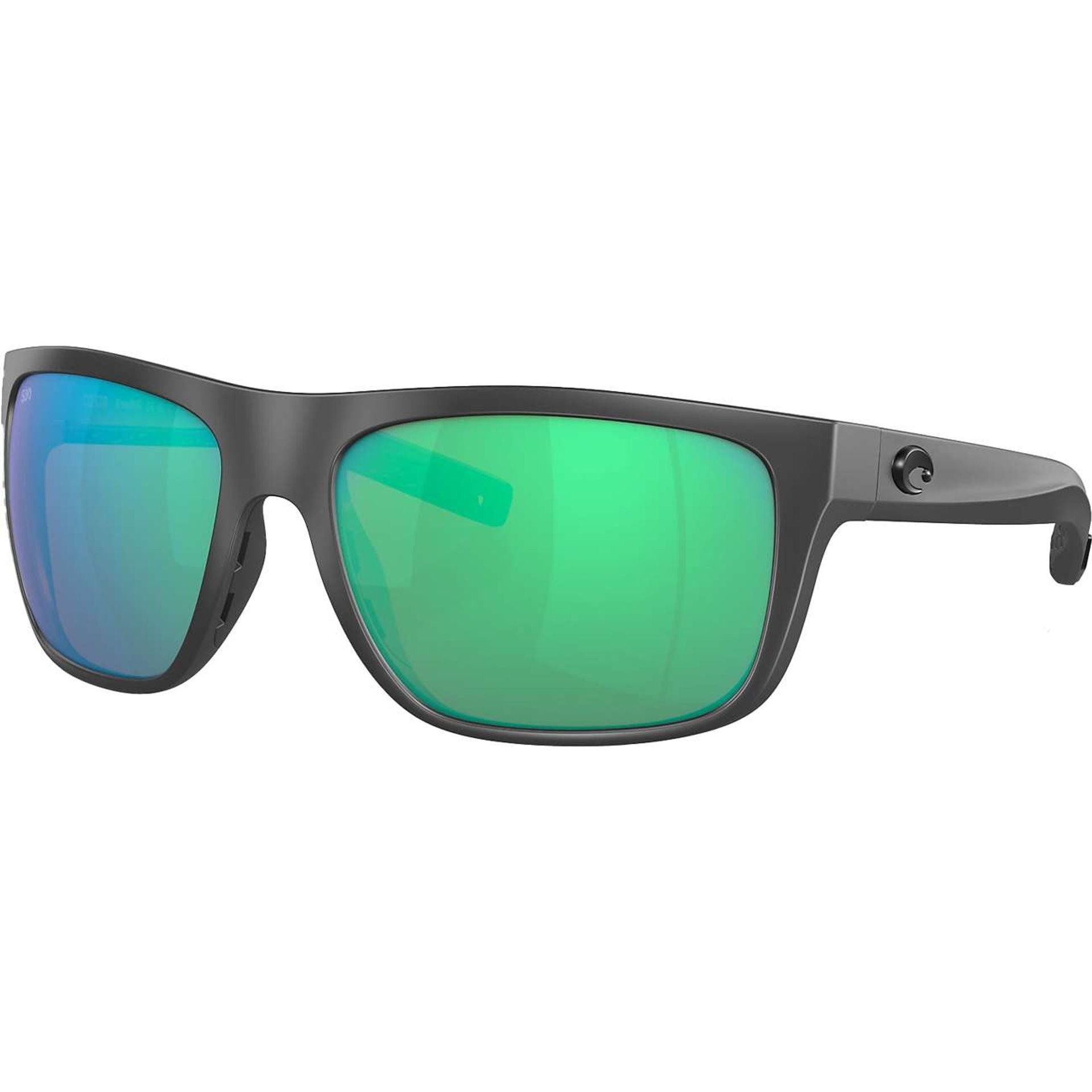 Costa Broadbill Matte Gray with Green Polarized Lenses 06S9021-3661