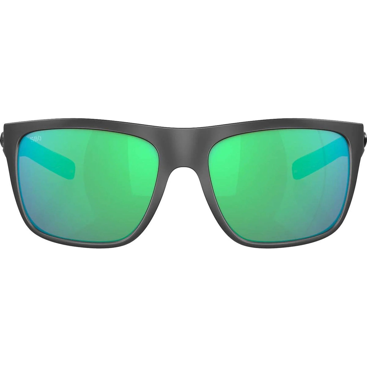 Costa Broadbill Matte Gray with Green Polarized Lenses 06S9021-3661