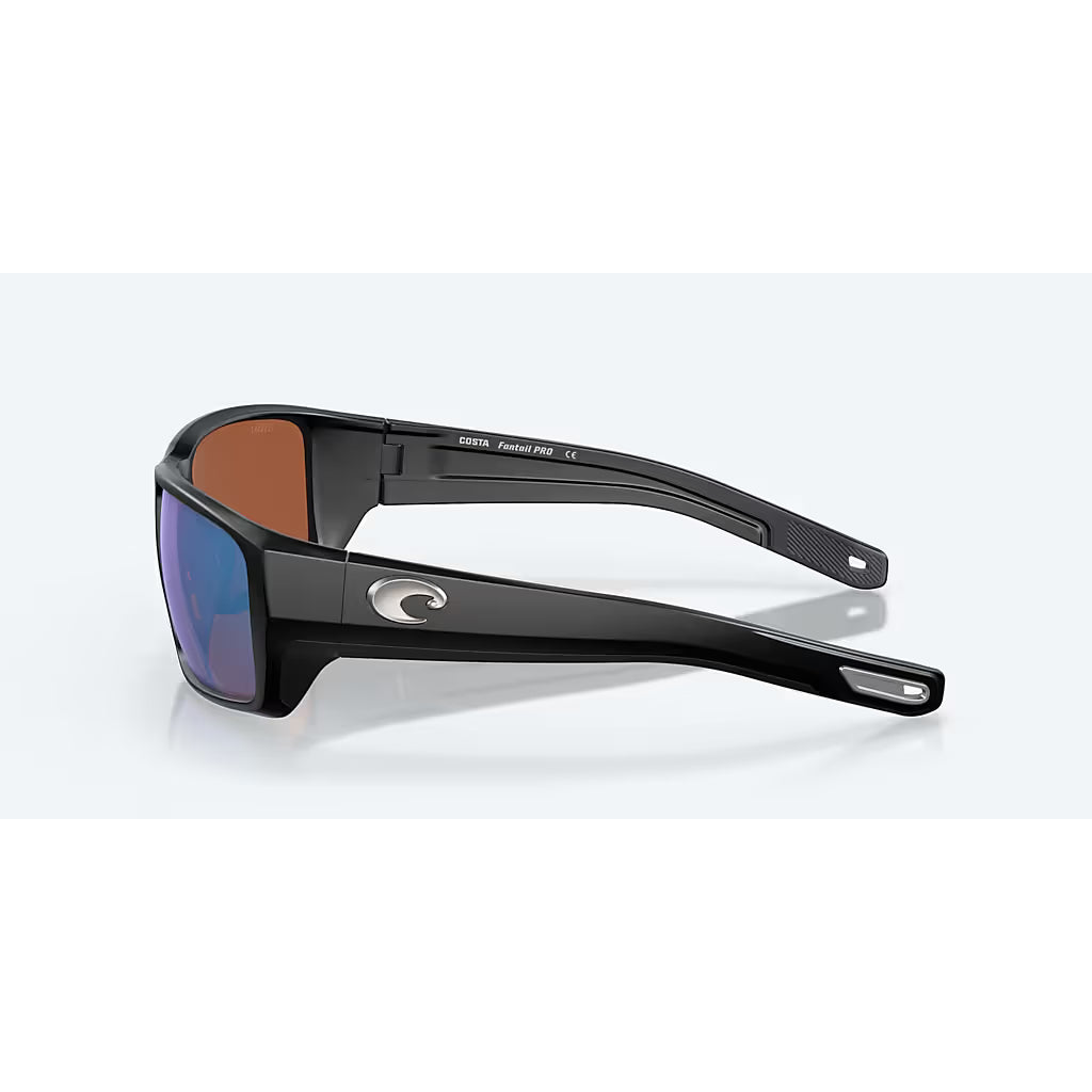 Costa Fantail Pro Matte Black with Green Polarized Lenses 06S9079