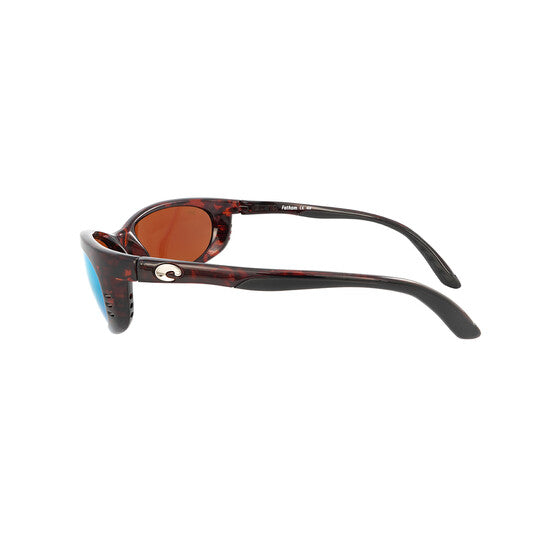 Costa Fathom Tortoise and Green Mirror Polarized Sunglasses FA 10 OGMP