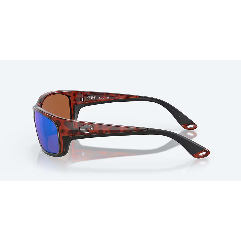Costa Jose Tortoise with Green 580P Polarized Sunglasses JO 01 OBMP