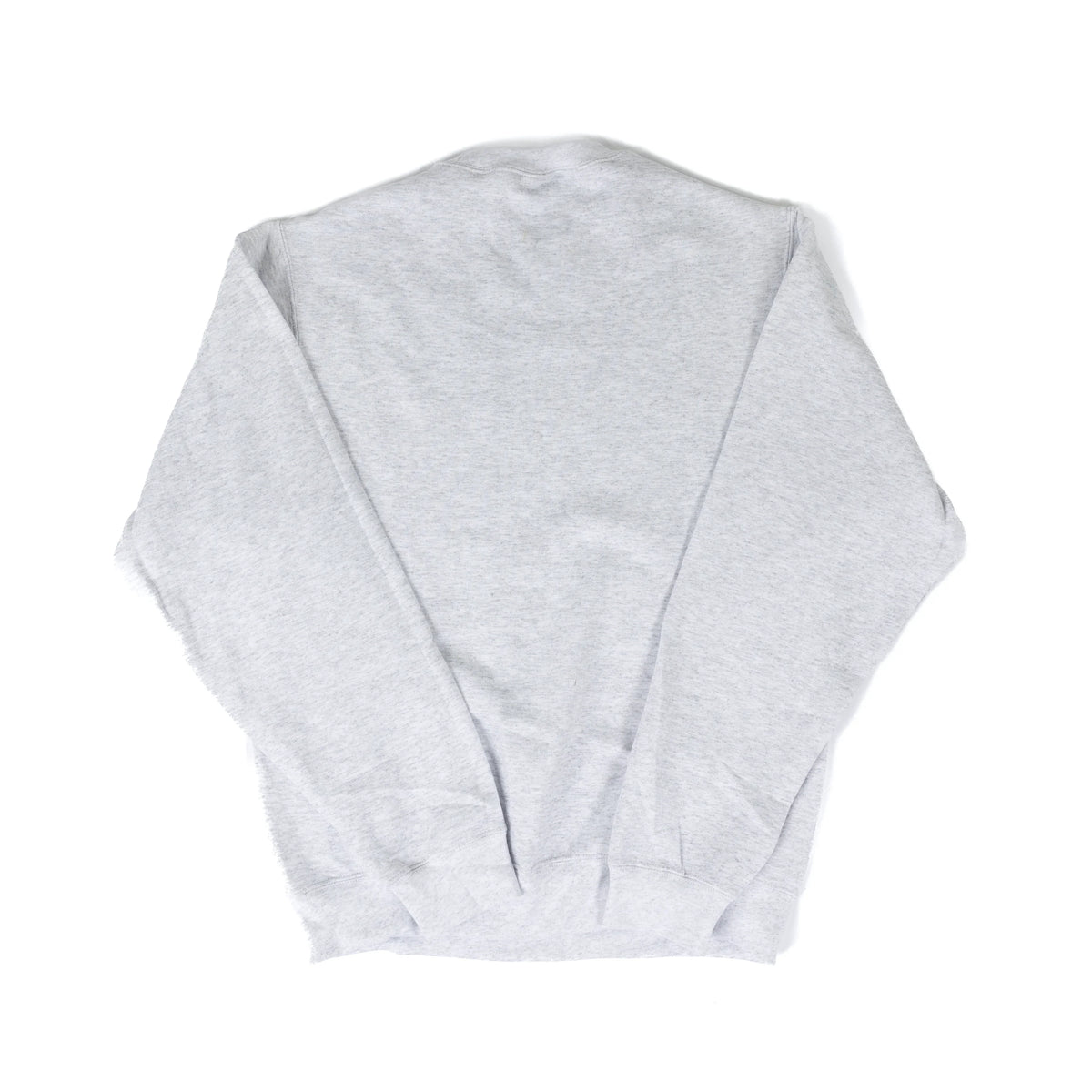 Crazy House Ash Gray Crewneck with Navy Print