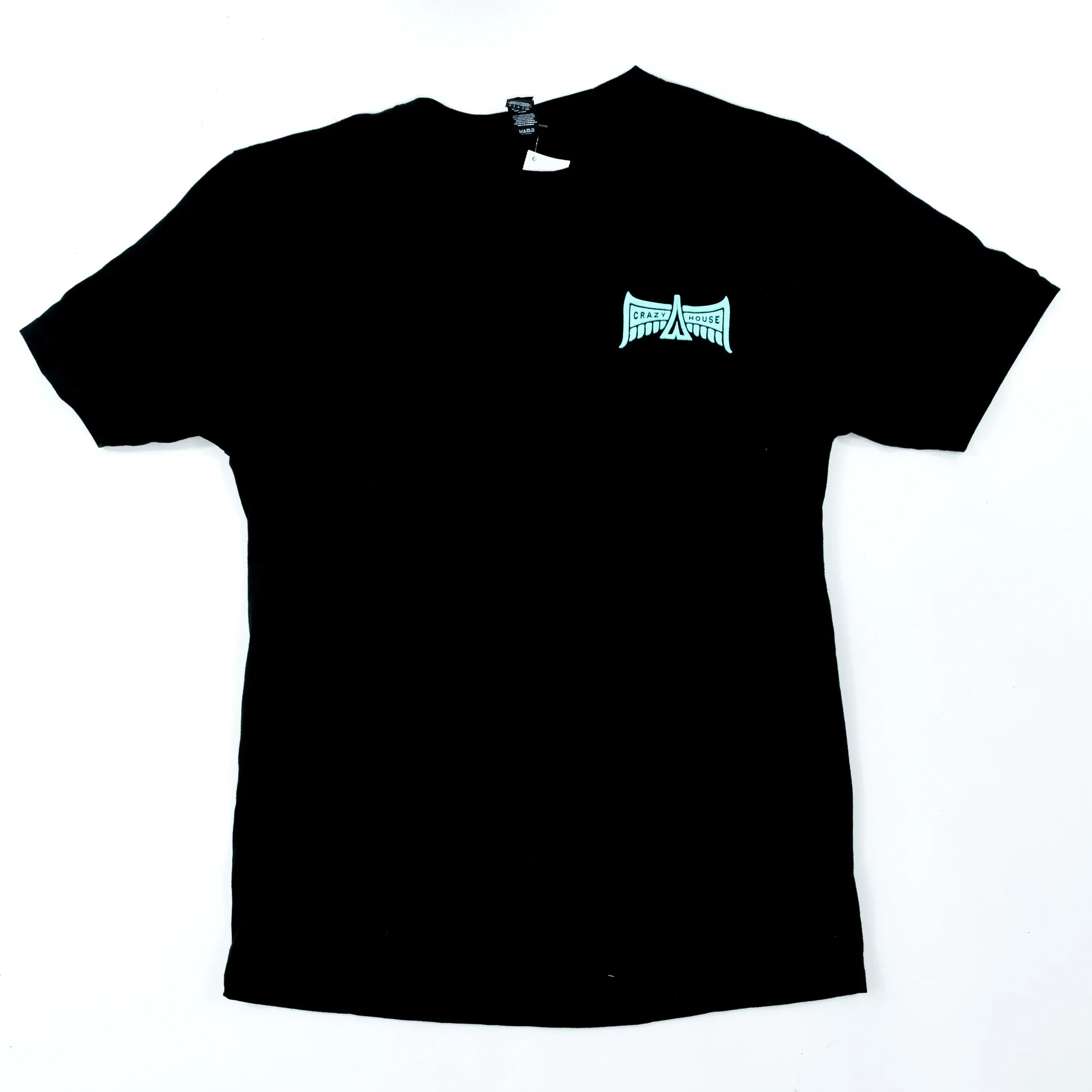 Crazy House Black and Teal "Freebird" Specialty Shirt