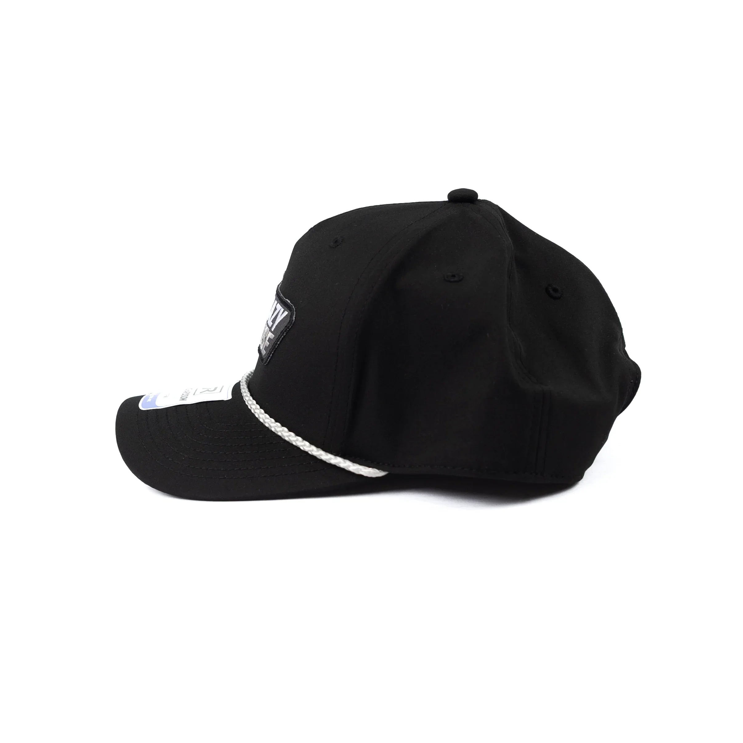 Crazy House Black Cap with CH Patch and White Rope