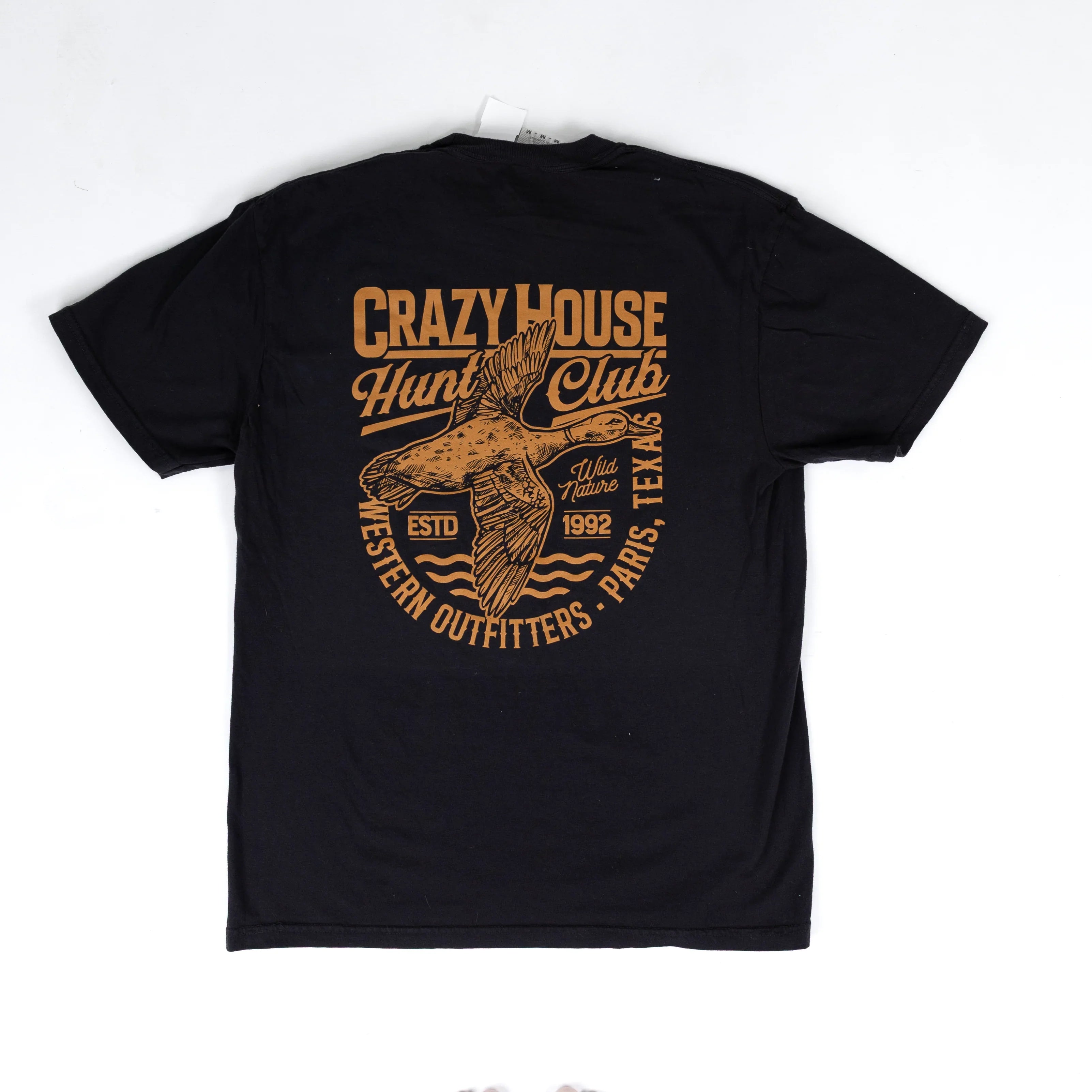 Crazy House Black Short Sleeve "Hunt Club" T-shirt