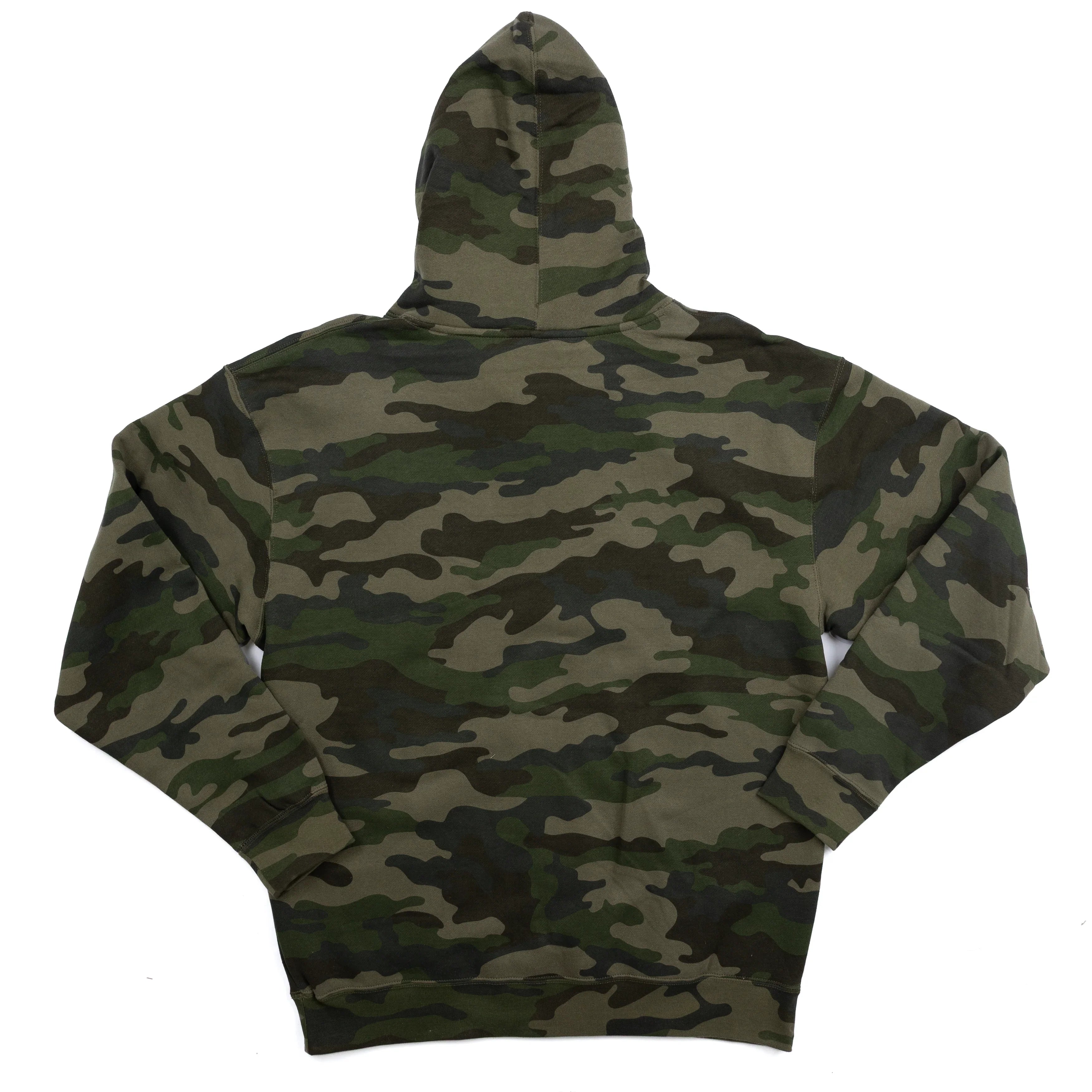 Crazy House Camo Fleece Lined Hoodie
