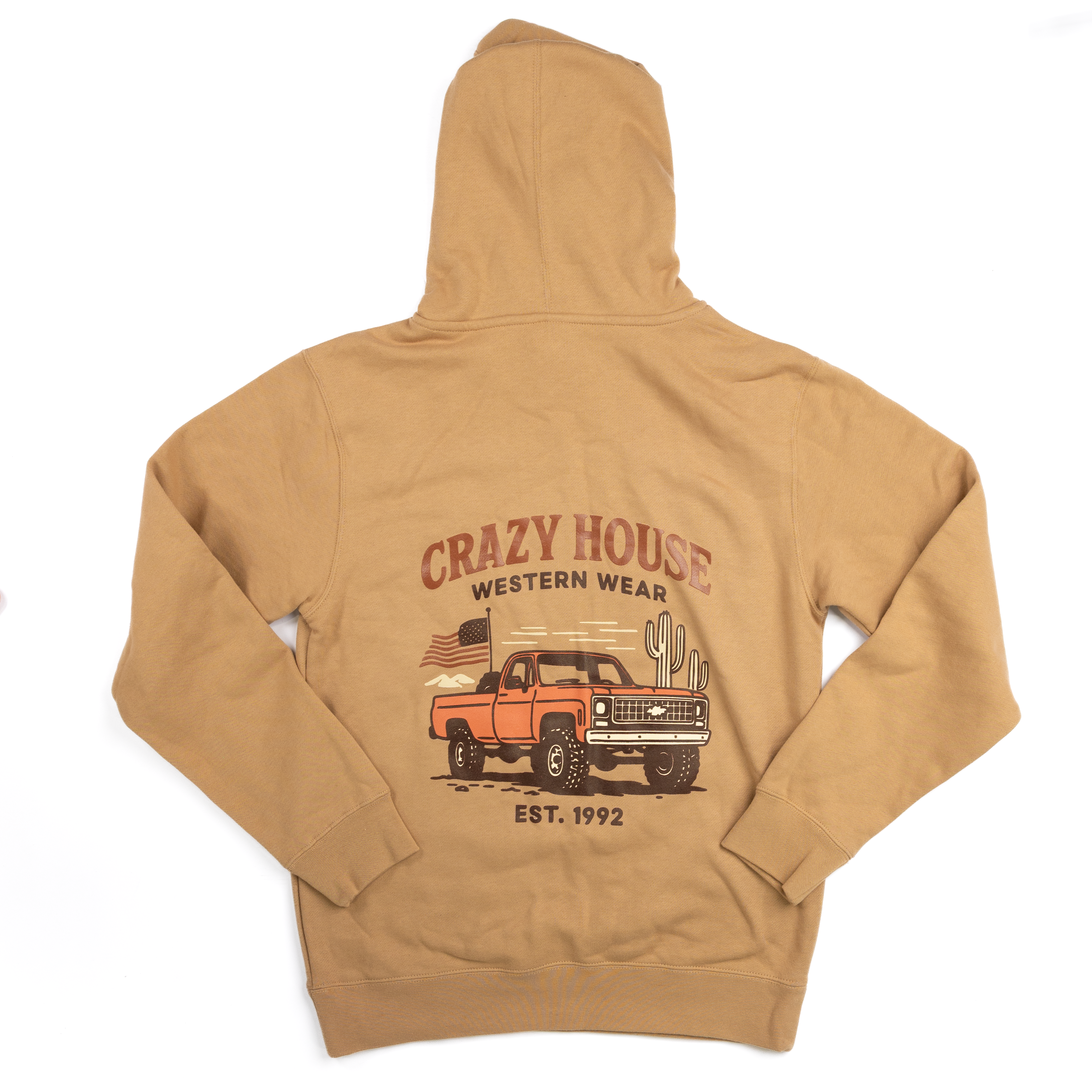 Crazy House Chevy Sandstone Hoodie