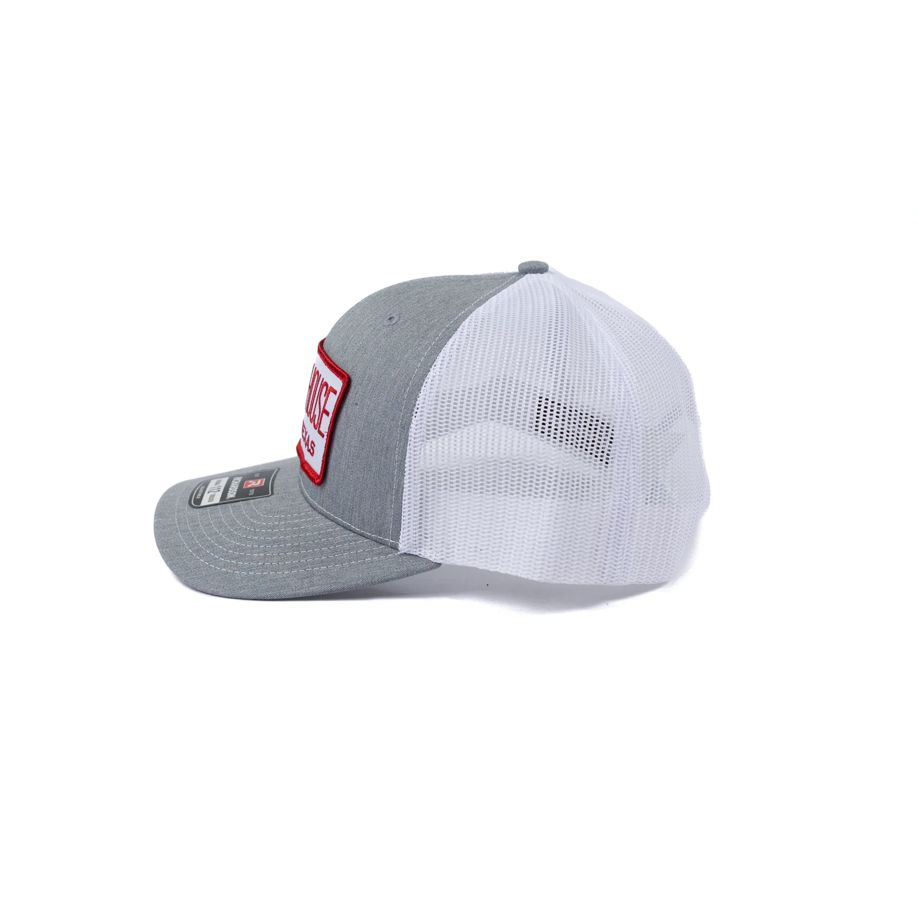 Crazy House Gray and White Cap with Patch