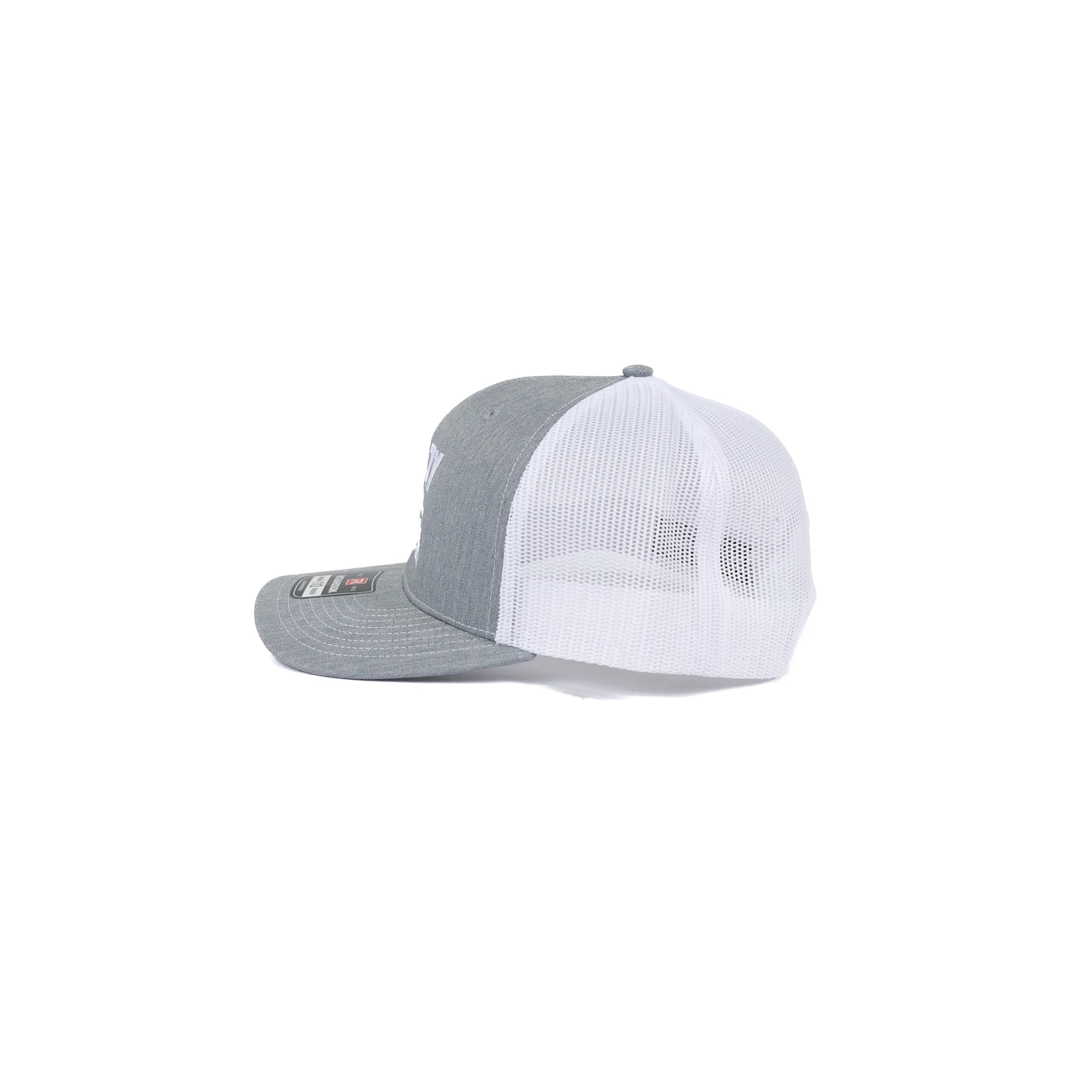 Crazy House Gray and White Cap with Stitching