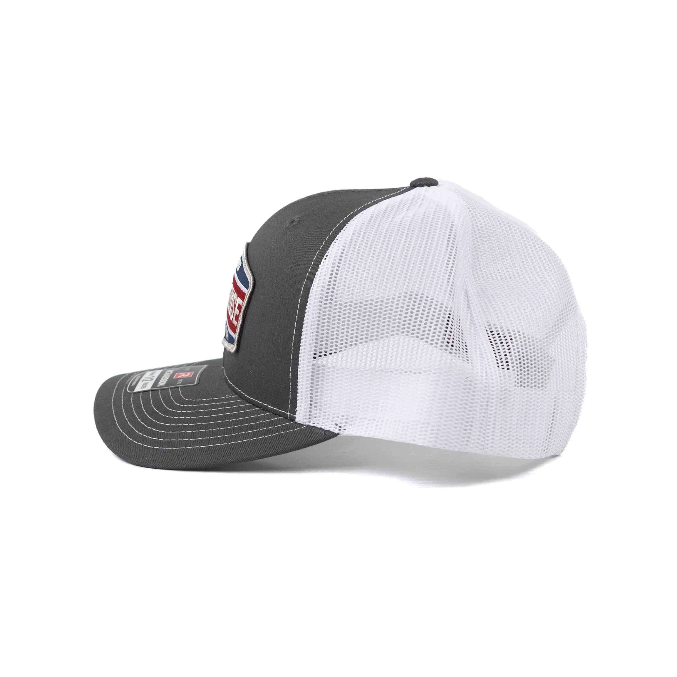 Crazy House Gray and White Twill Patch Snapback