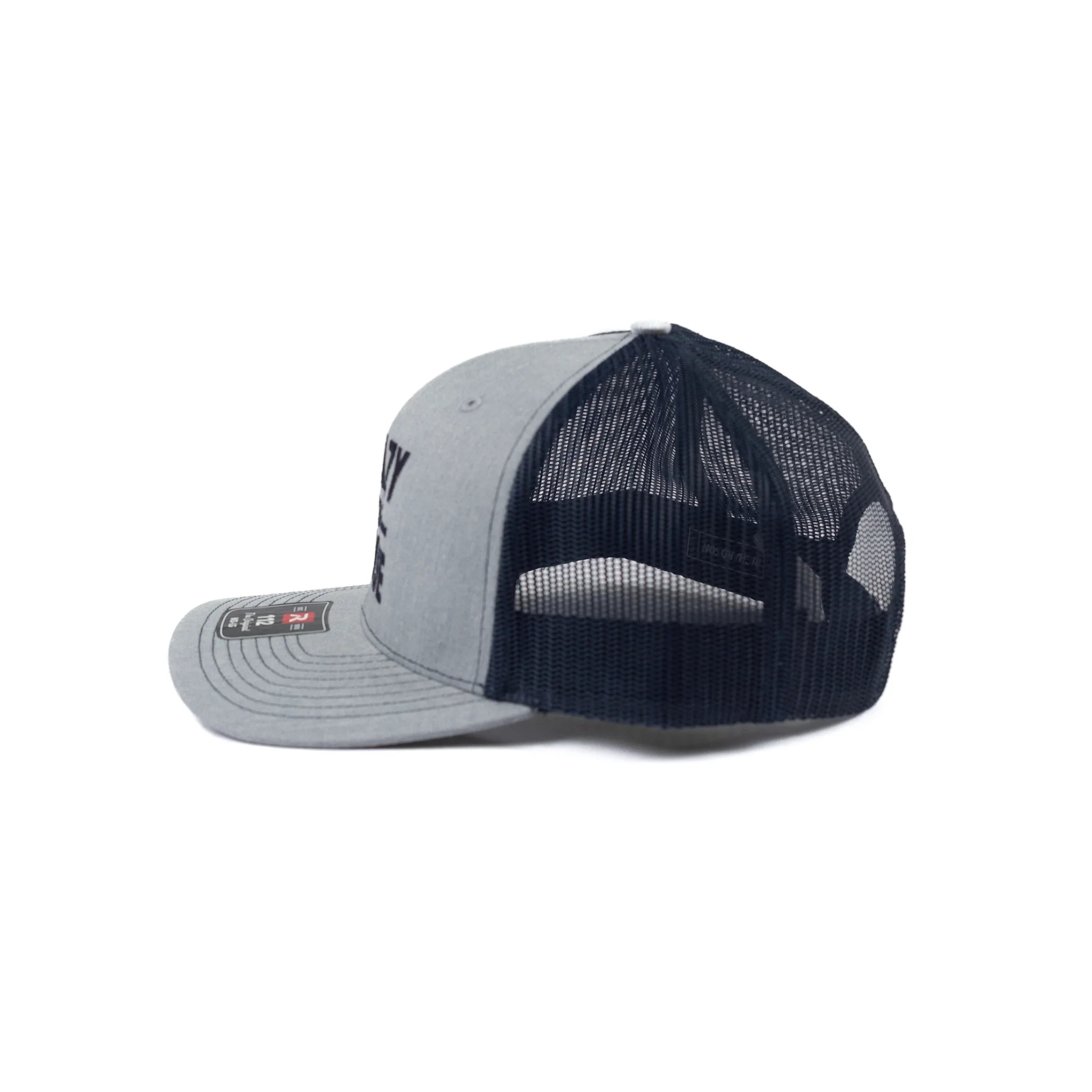 Crazy House Gray Cap with Navy Stitching