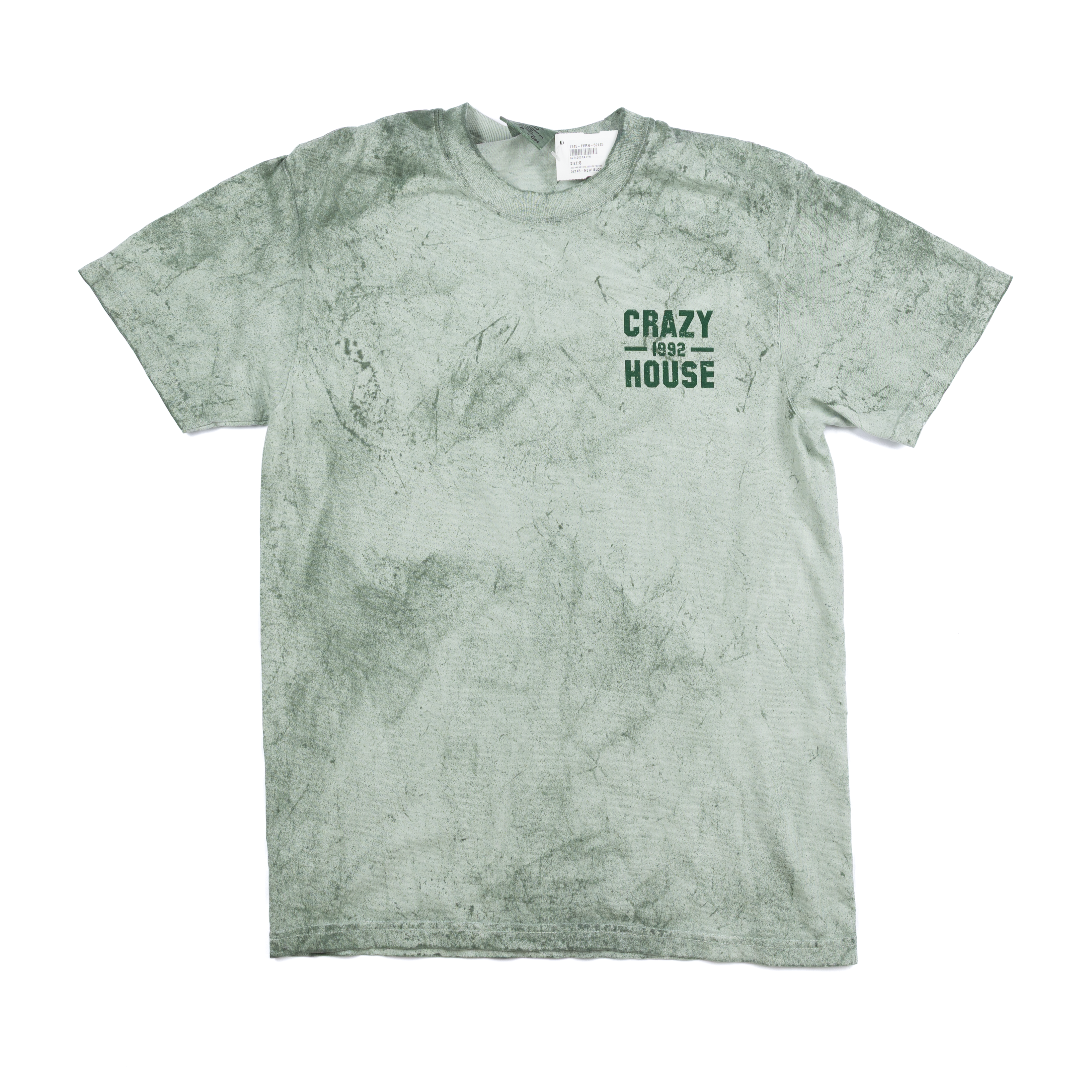 Crazy House Green Tye Dye T-shirt